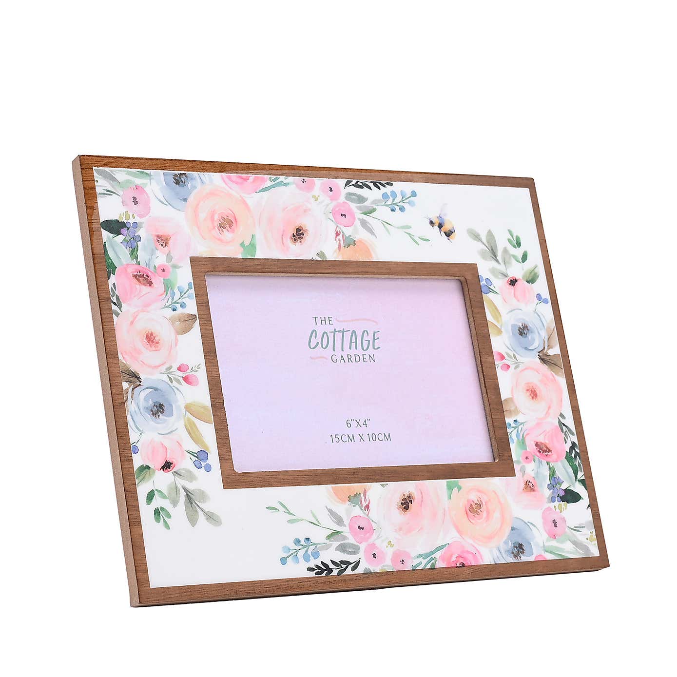 The Cottage Garden Layered Floral Landscape Photo Frame