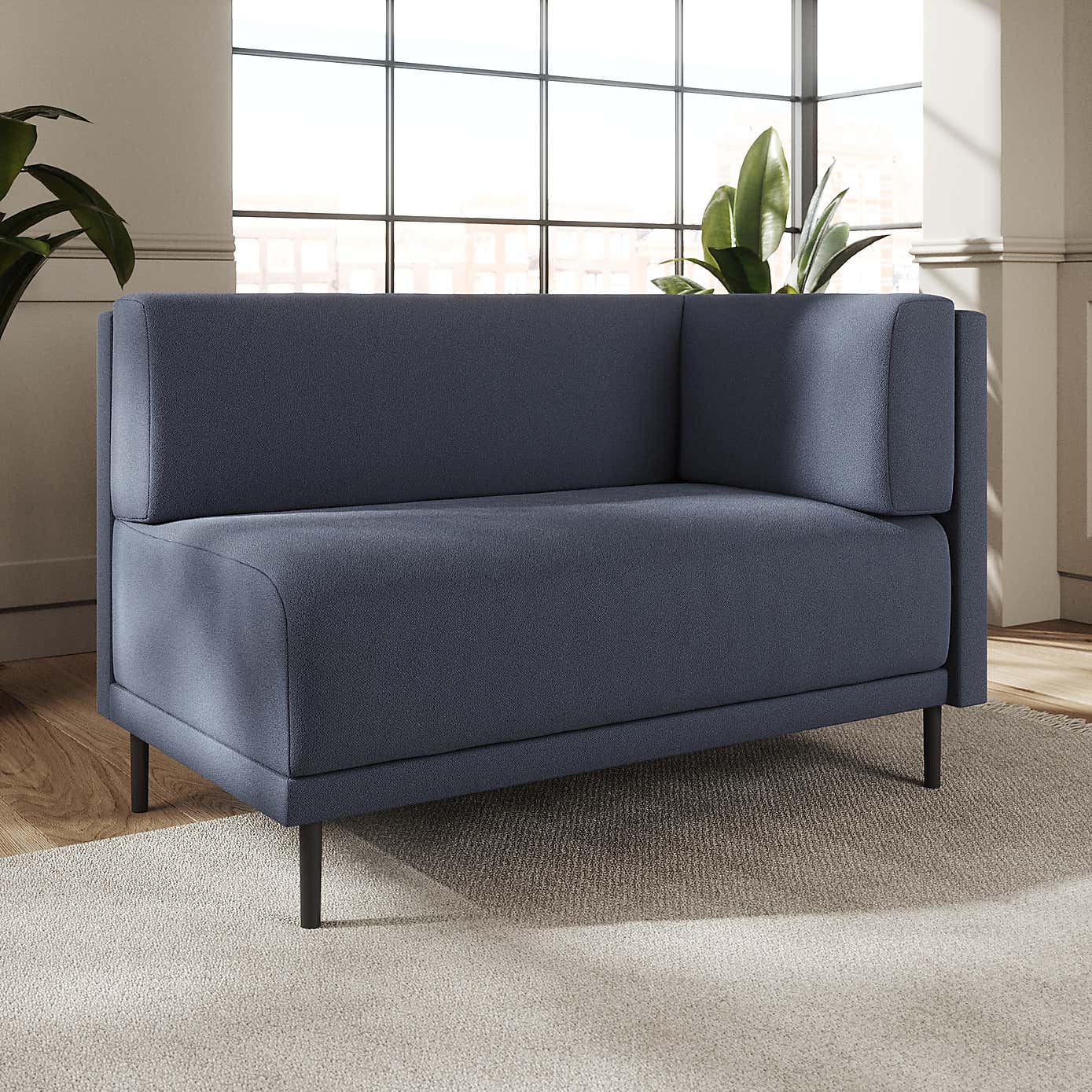 Mae Corner Dining Bench, Boucle