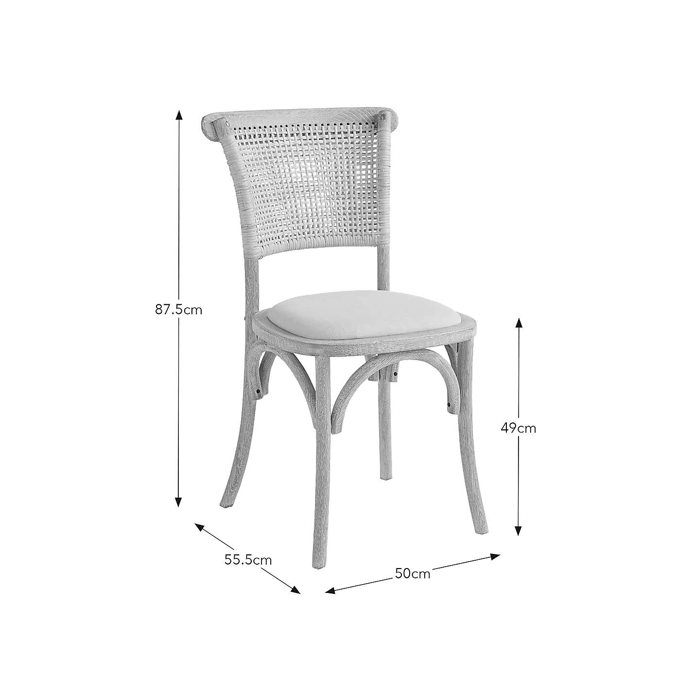 Florine Dining Chair, Natural