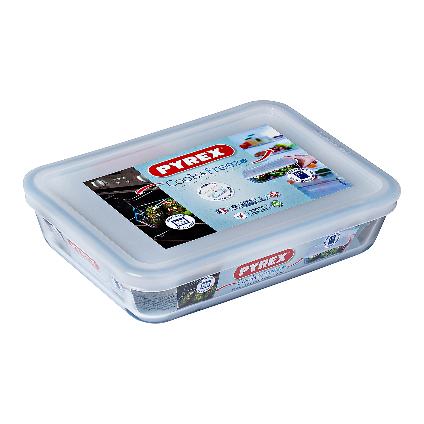 Pyrex Rectangular Dish with Lid