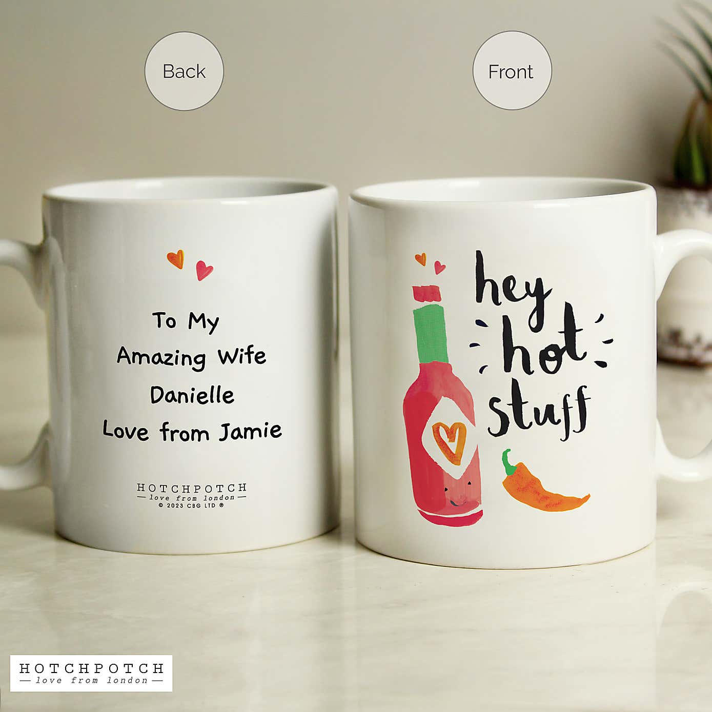 Personalised Hot Stuff Mug