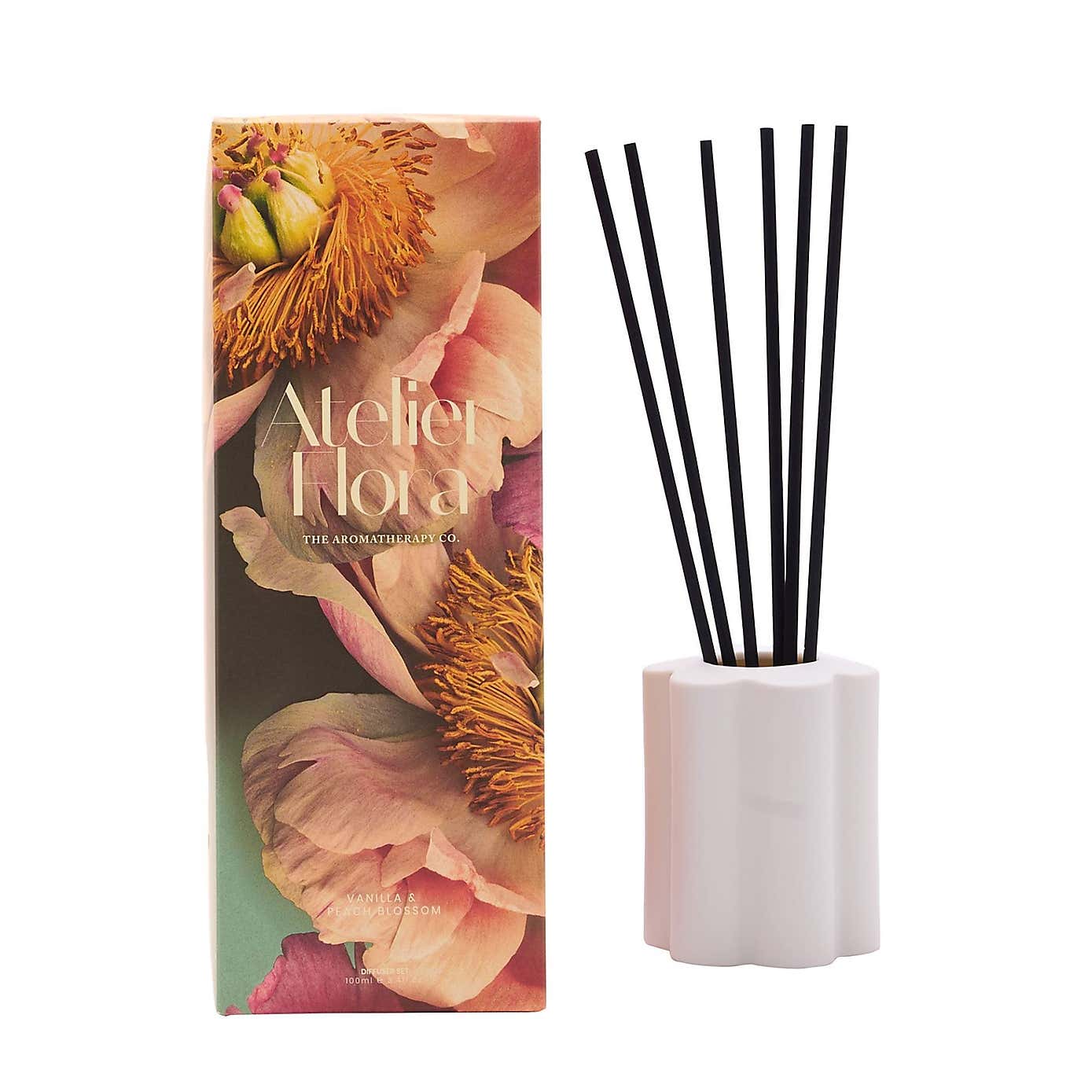 Aromatherapy Co Atelier Flora Vanilla and Peach Blossom Diffuser