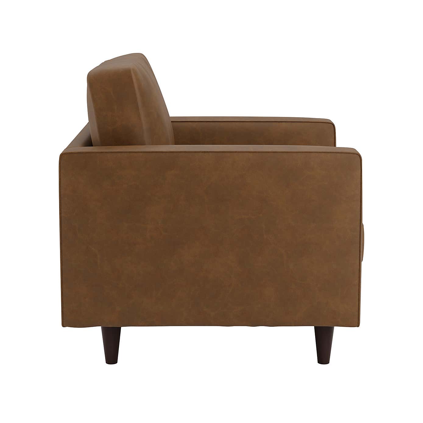 Zoe Faux Leather Armchair