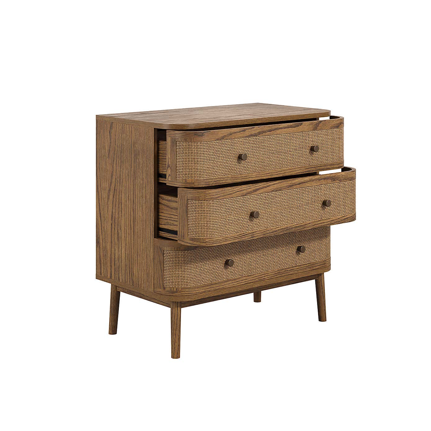 Callie 3 Drawer Chest, Smoked