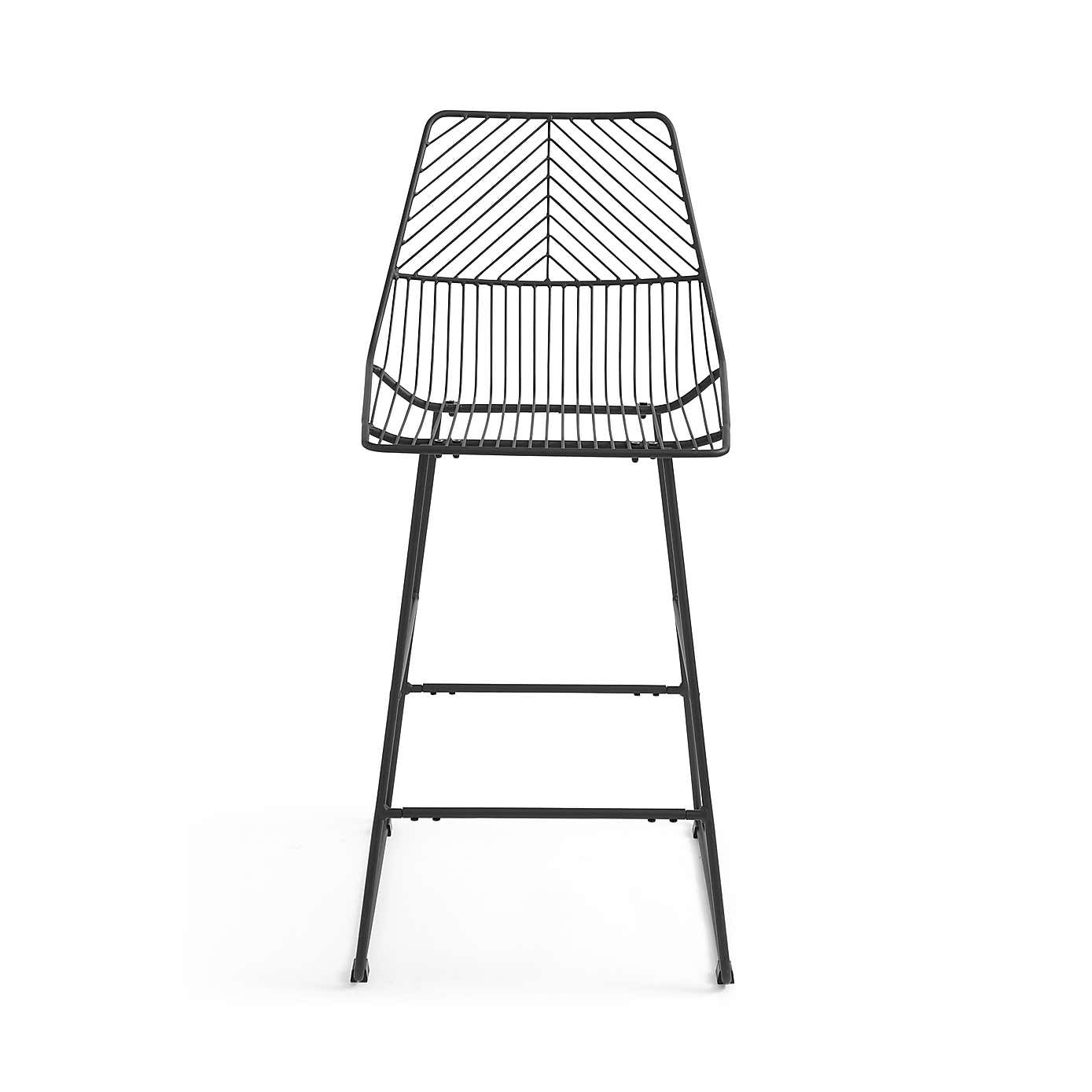 Siena Black Bar Chair