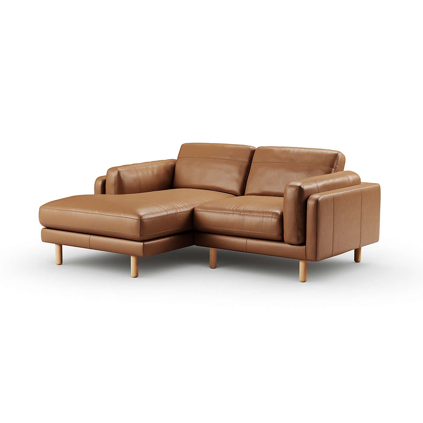 Newton Classic Leather Corner Chaise Sofa