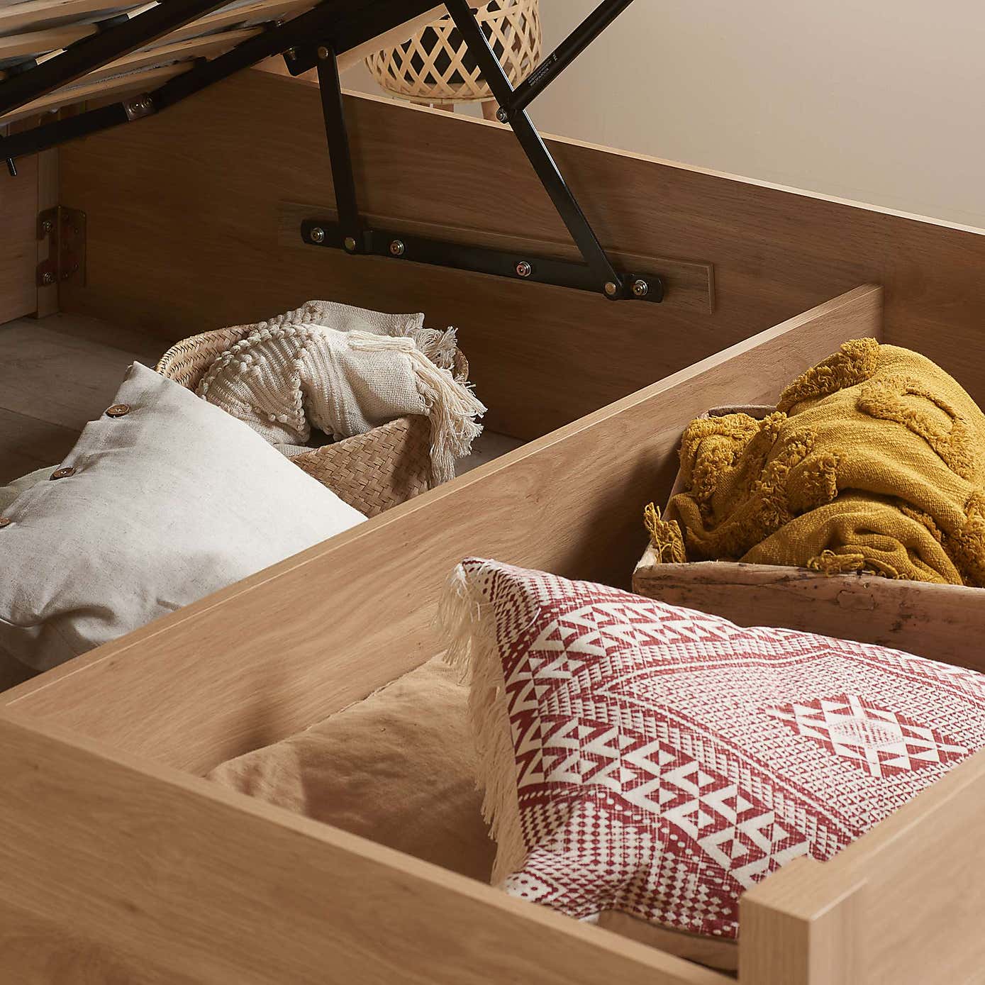 Birlea Croxley Rattan Ottoman Bed