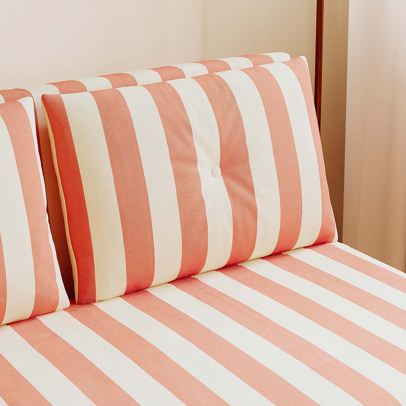 Phoebe Woven Stripe Small Double Sofa Bed