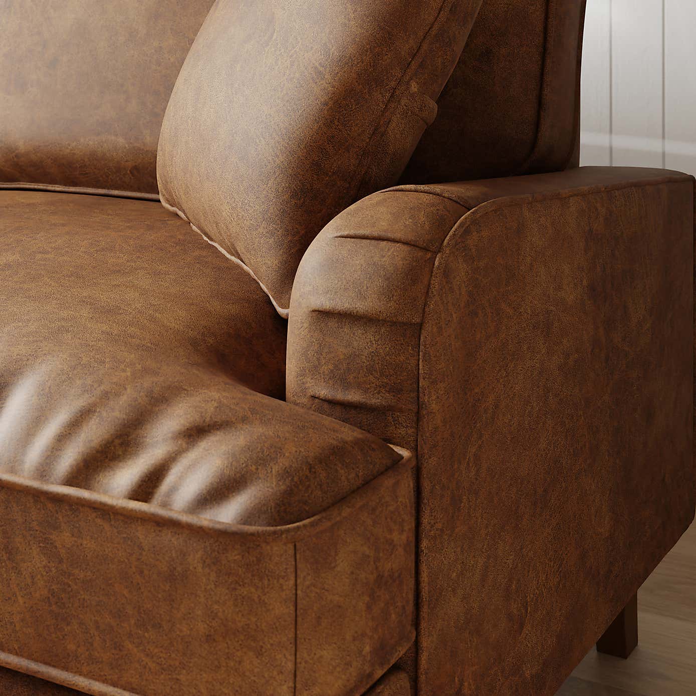 Relaxed Faux Leather Fabric Sample