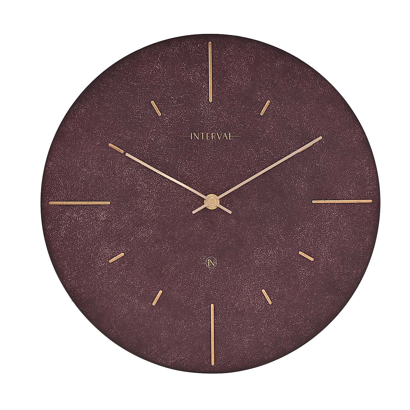 Interval Resin Wall Clock