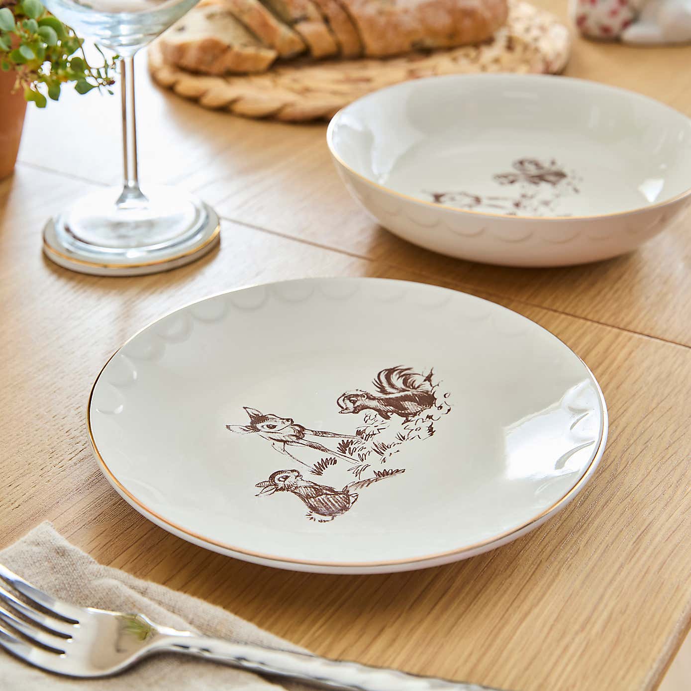 Disney Bambi Embossed Side Plate