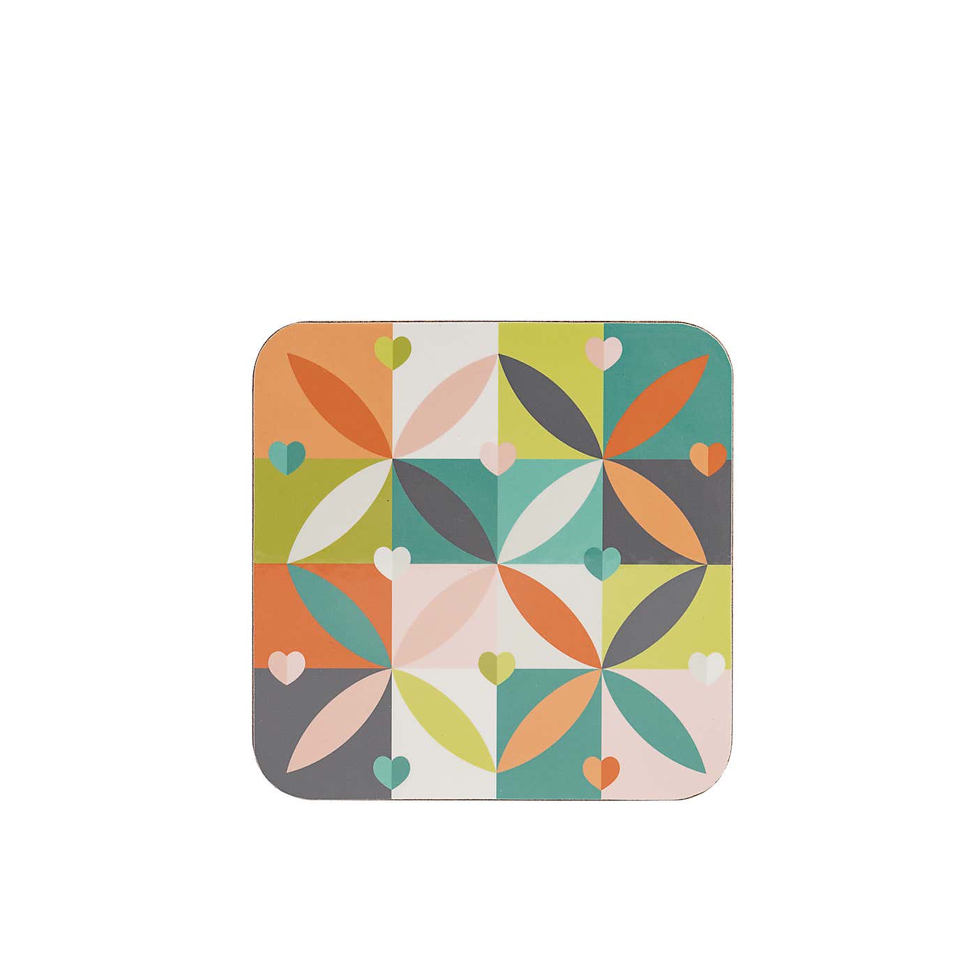 Navigate Carnaby Coasters Petal Square Set of 4