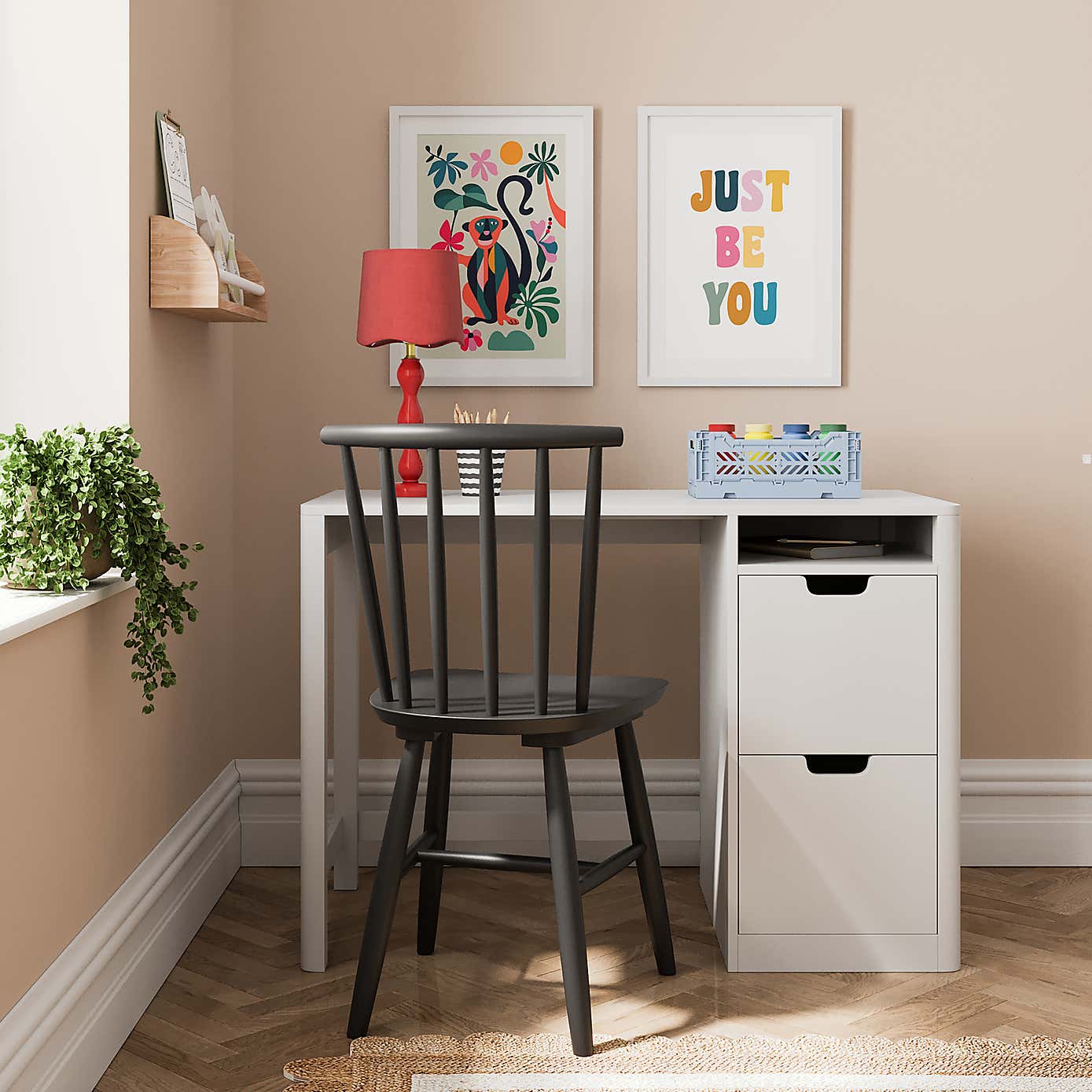Kids Raya Desk, White