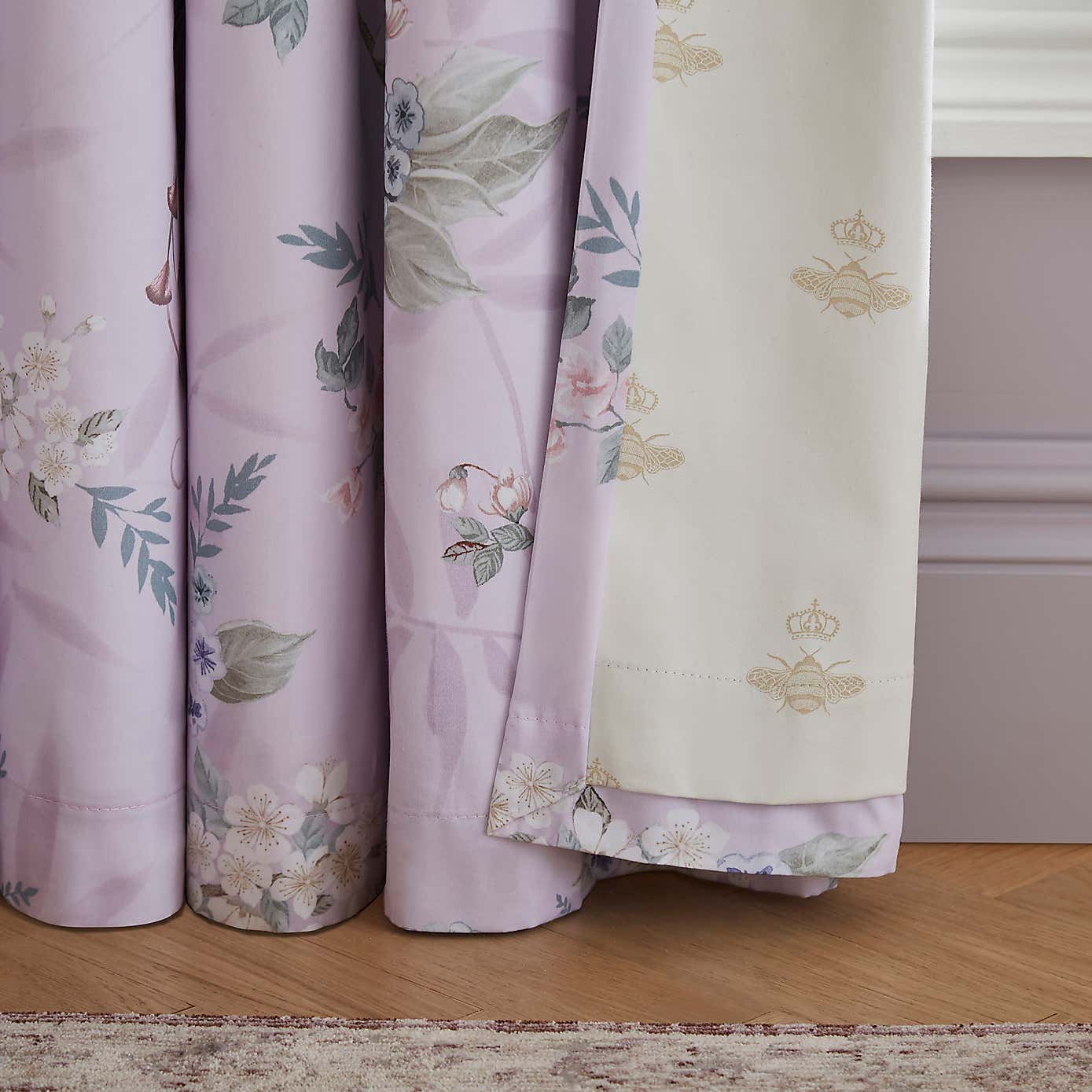 Dorma Love Bird Blackout Pencil Pleat Curtains