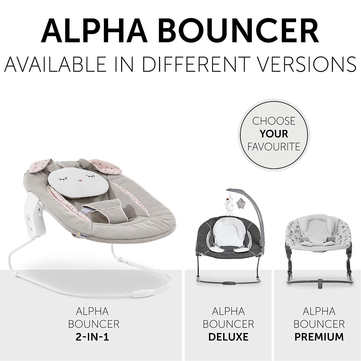 hauck Alpha 2 in 1 Bouncer