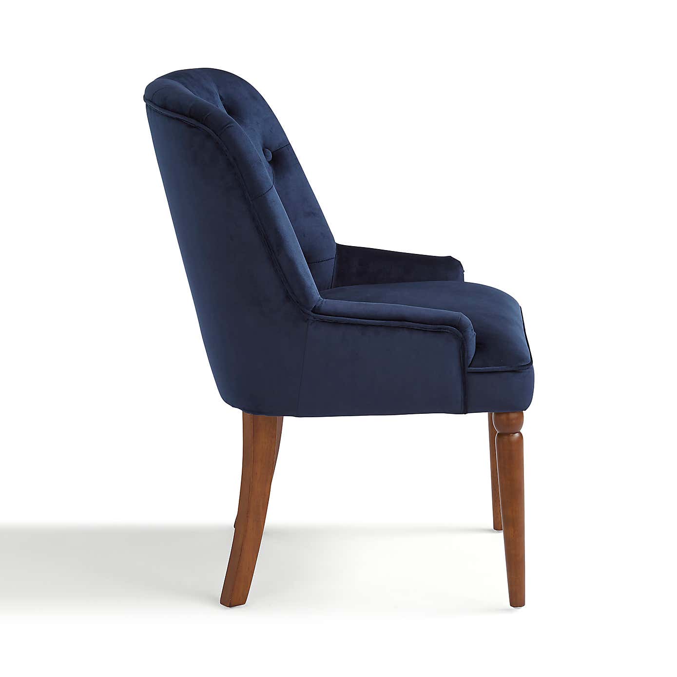 Beatrice Button Back Dining Chair, Velvet