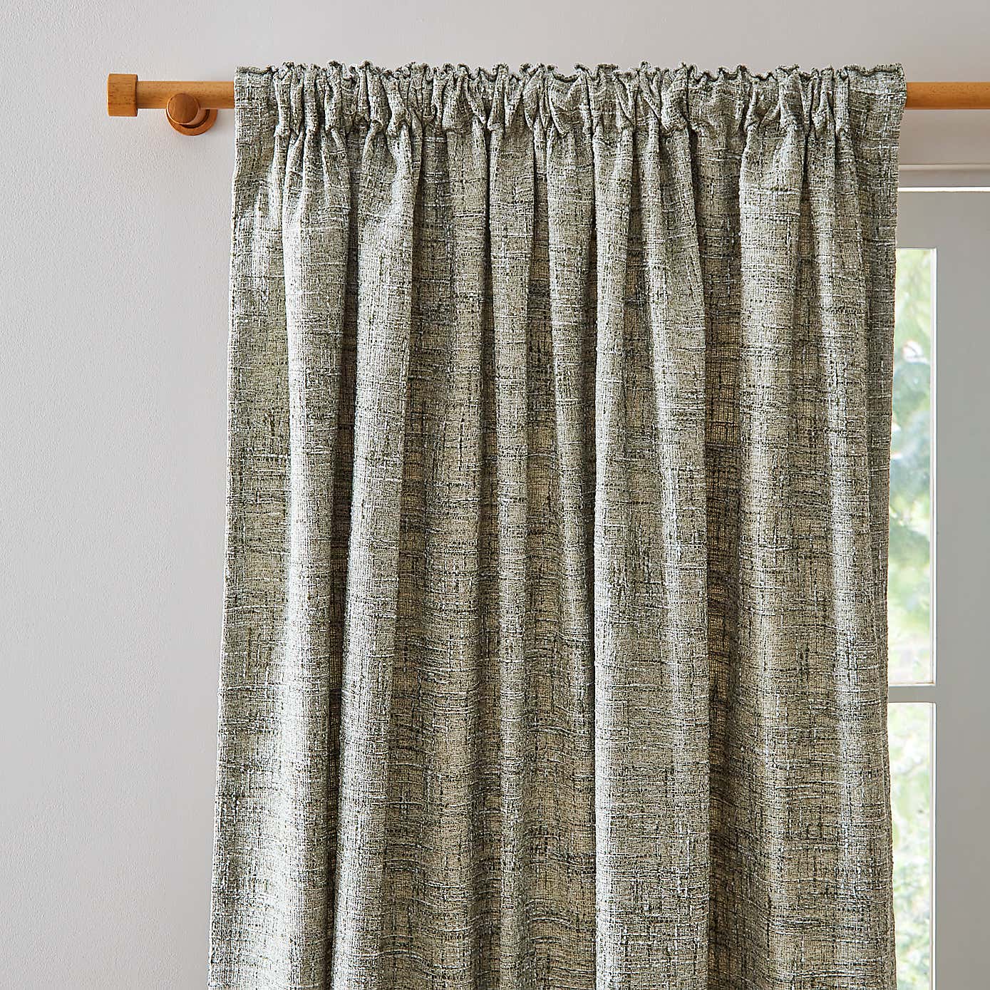 Cohen Unlined Pencil Pleat Curtains