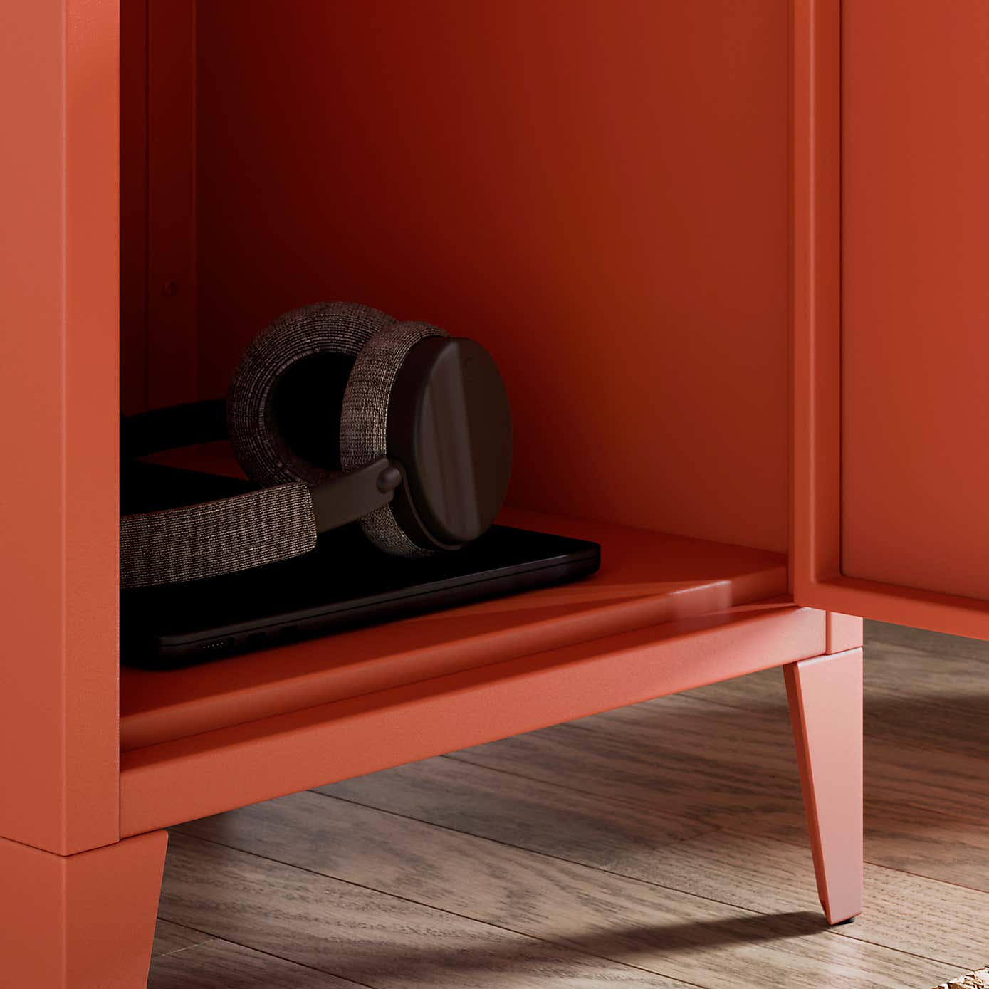 Helga Metal Bedside Table