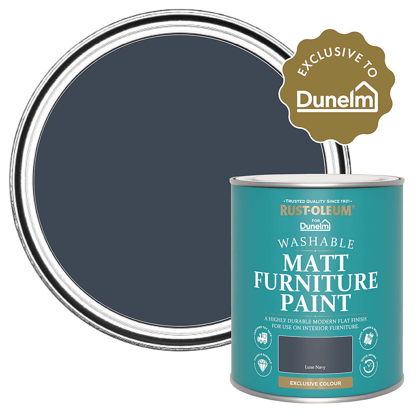 Rust-Oleum Navy Matt Furniture Paint