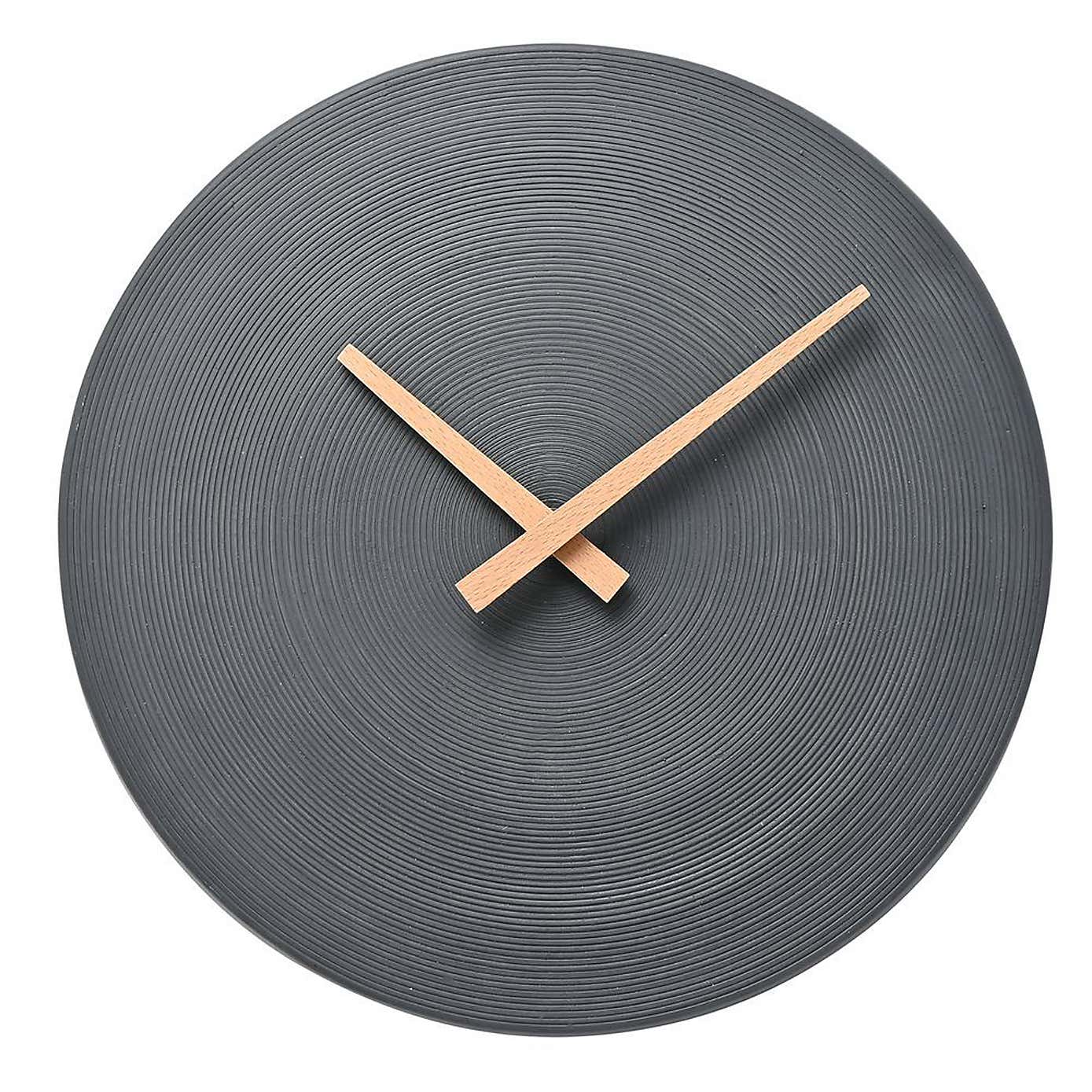 Interval Cement Wall Clock