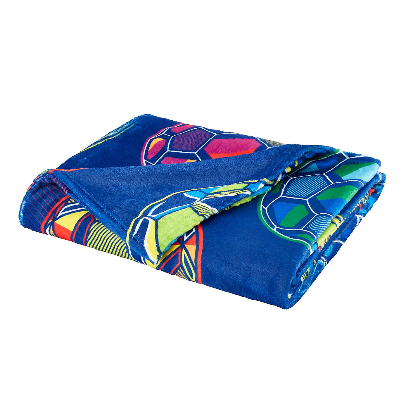 Catherine Lansfield Bright Football Throw 130cm x 170cm