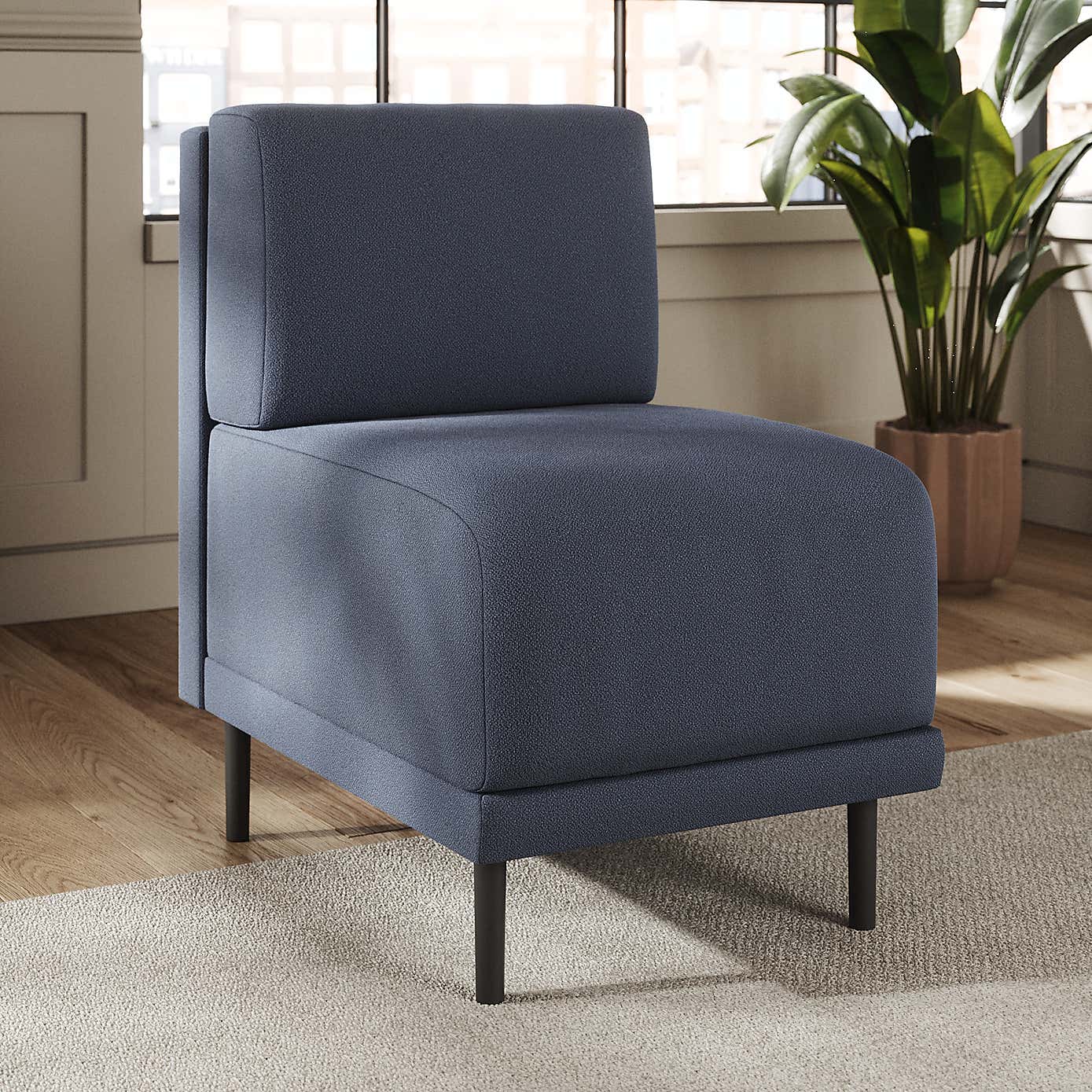 Mae Small Dining Bench, Boucle