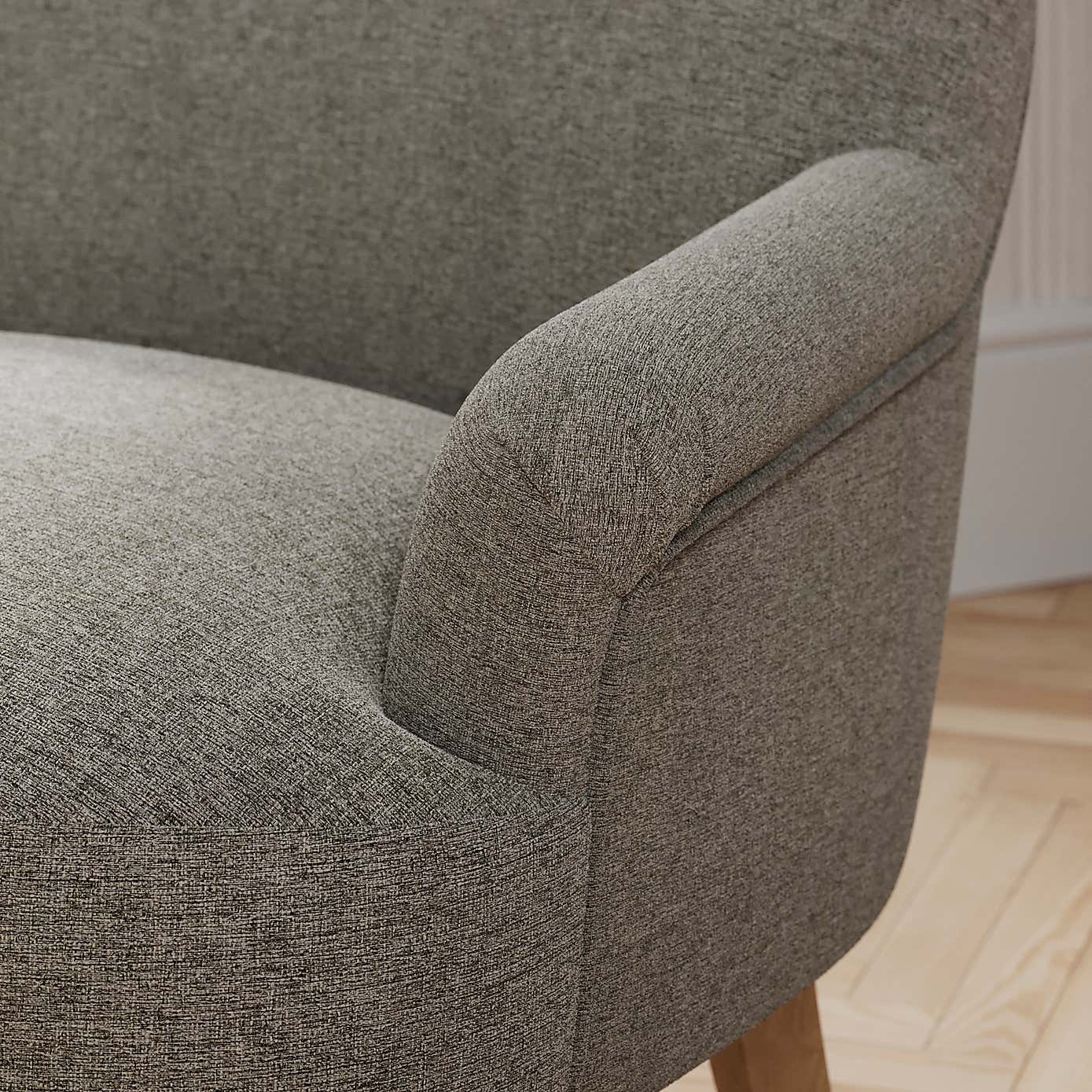 Petit Textured Weave Occasional Armchair