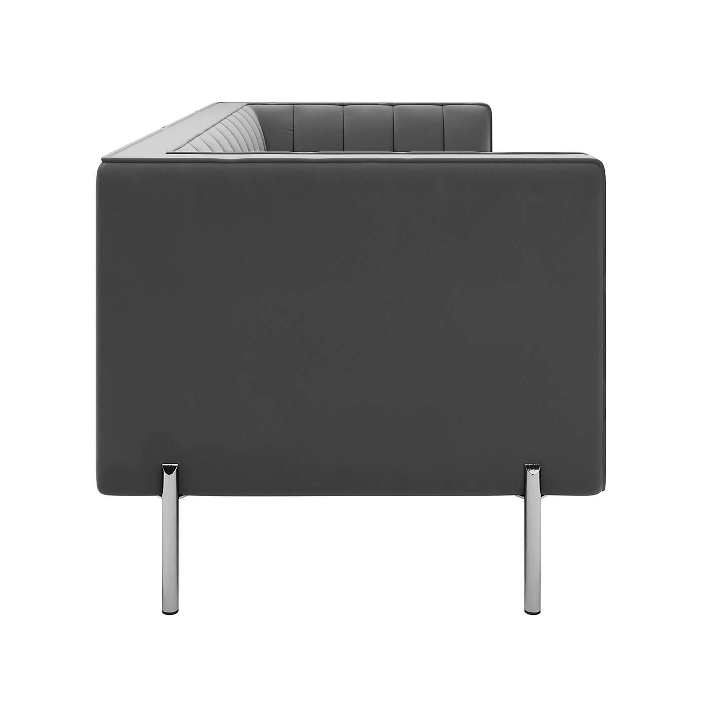 Bellamy Velvet 2 Seater Sofa - Grey