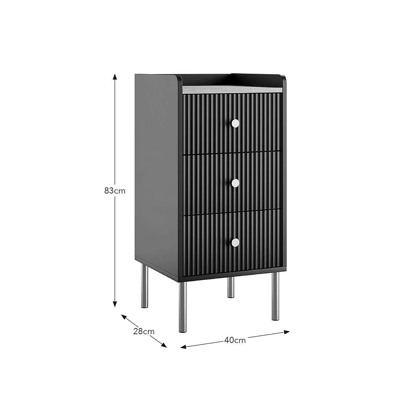 Georgi 3 Drawer Cabinet