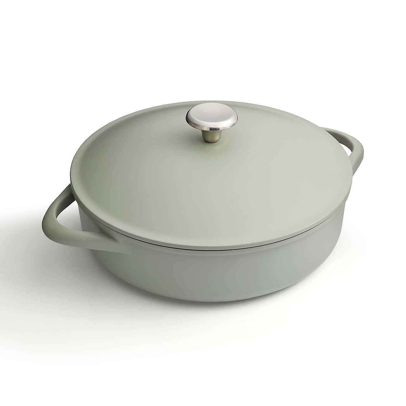 Cast Aluminium Shallow Casserole Dish, 28cm