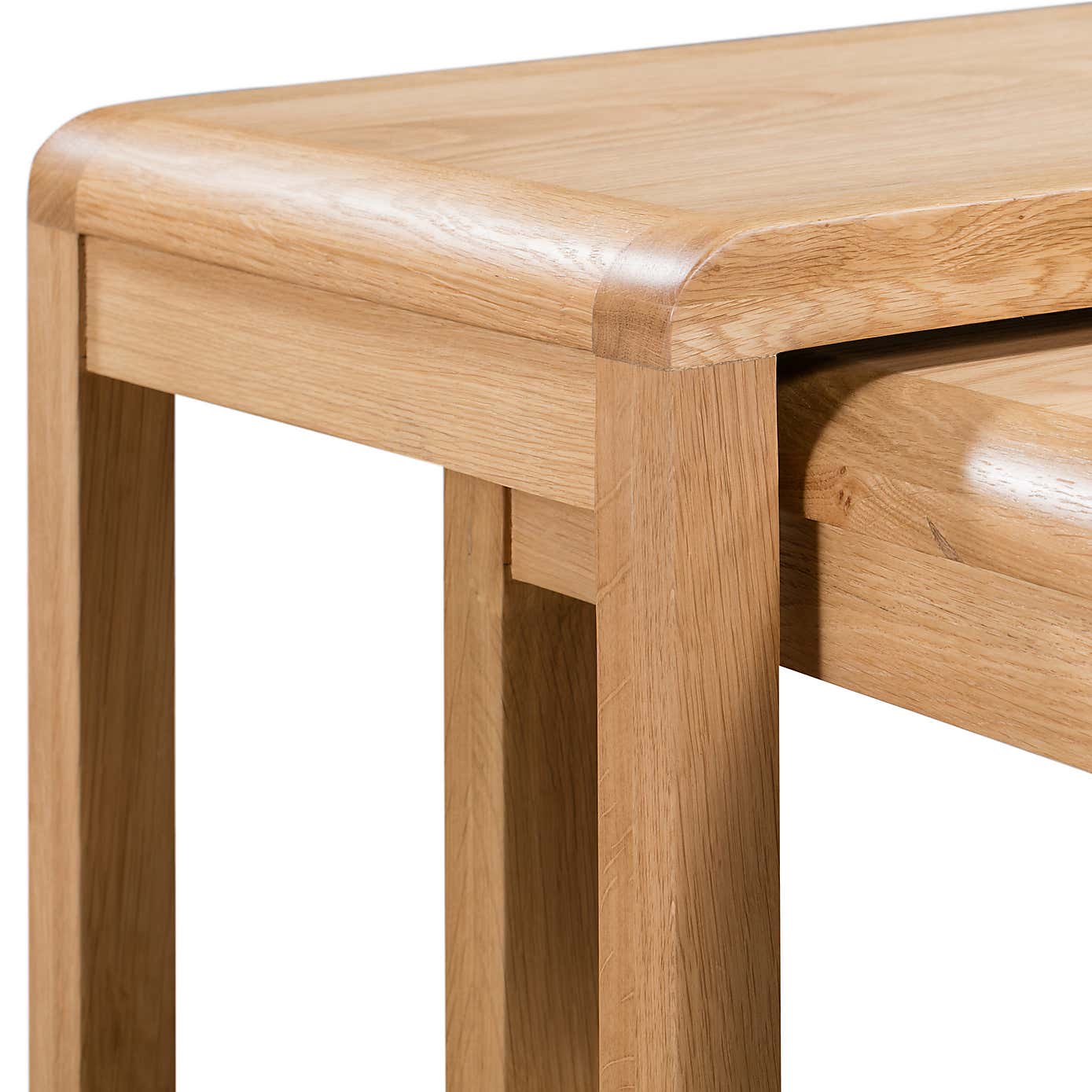 Curve Oak Nest Of Tables