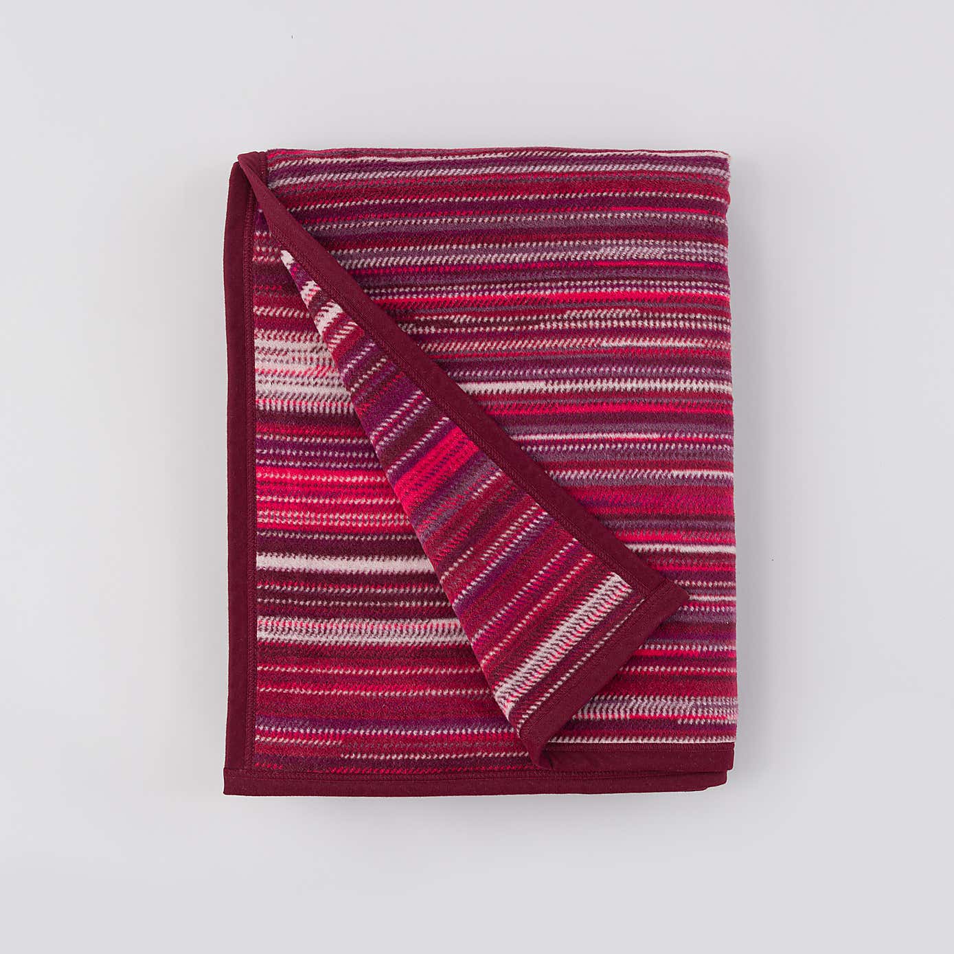 Supersoft Reva Stripe Cotton Blanket