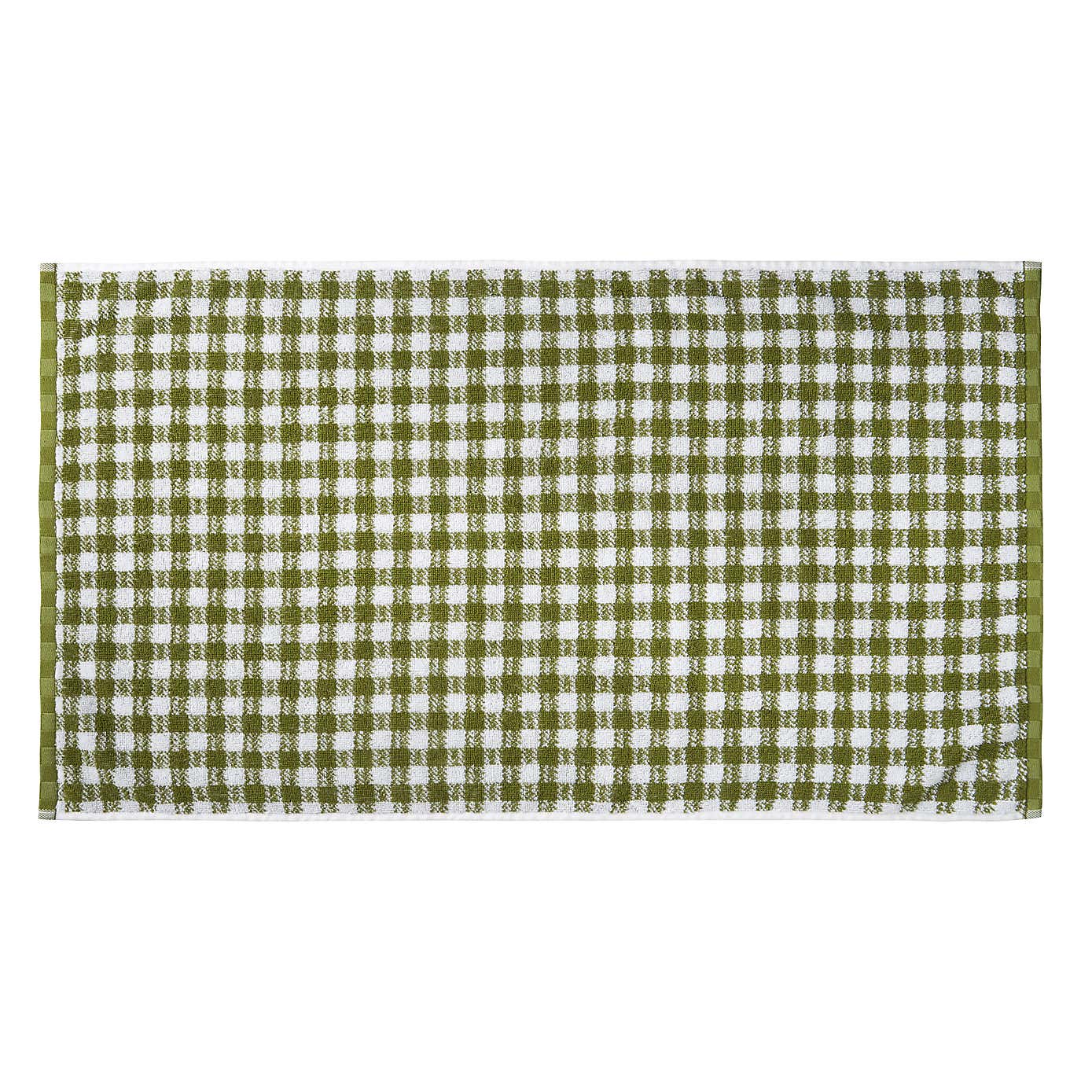Gingham Check Cotton Towel