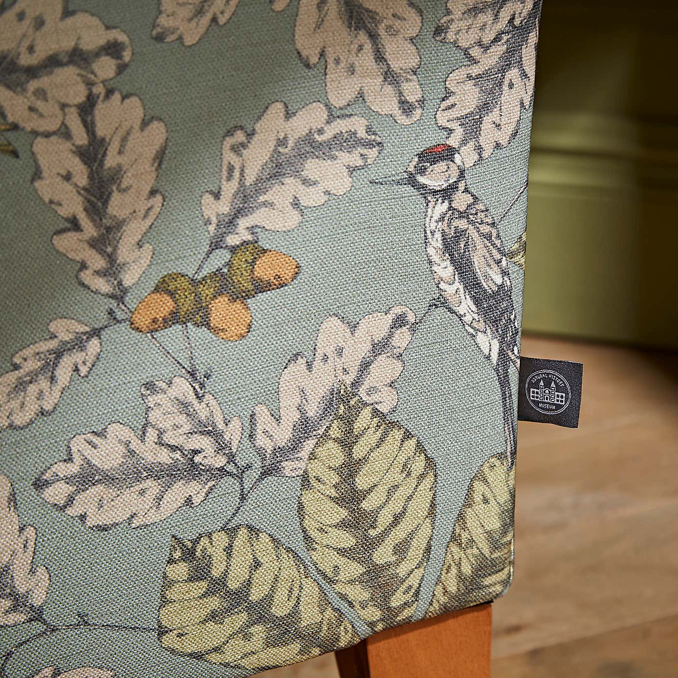 Bibury Button Back Chair Arboretum Print