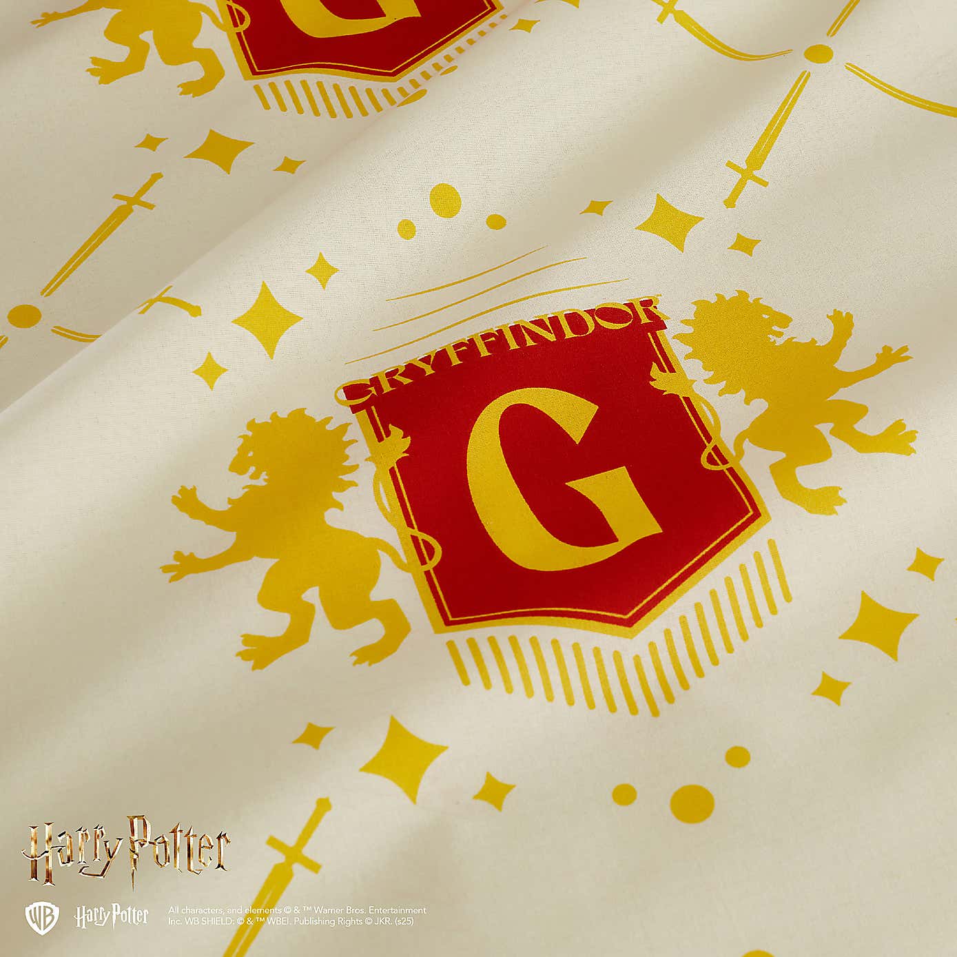 Harry Potter Gryffindor Reversible Duvet Cover and Pillowcase Set