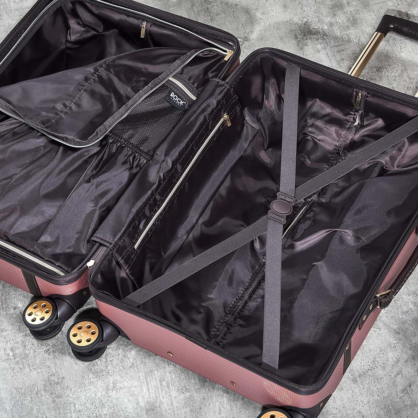 Rock Luggage Vintage Set of 3 Suitcases