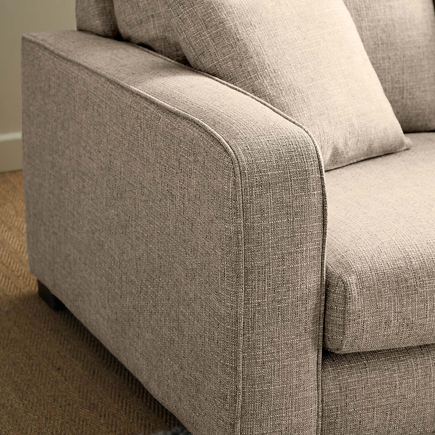Carson Chunky Multi Weave Left Hand Corner Sofa