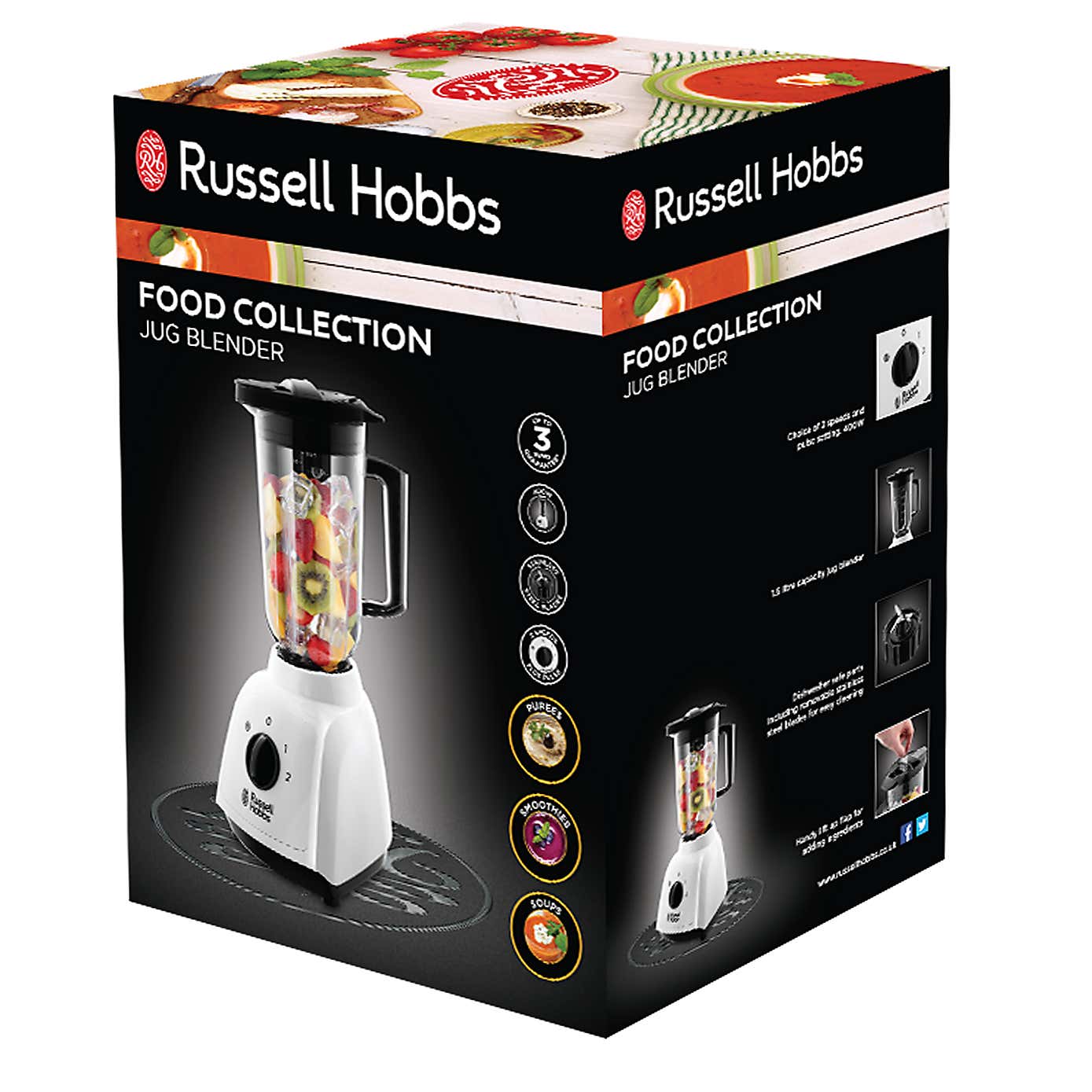 Russell Hobbs Food Colletion White Jug Blender