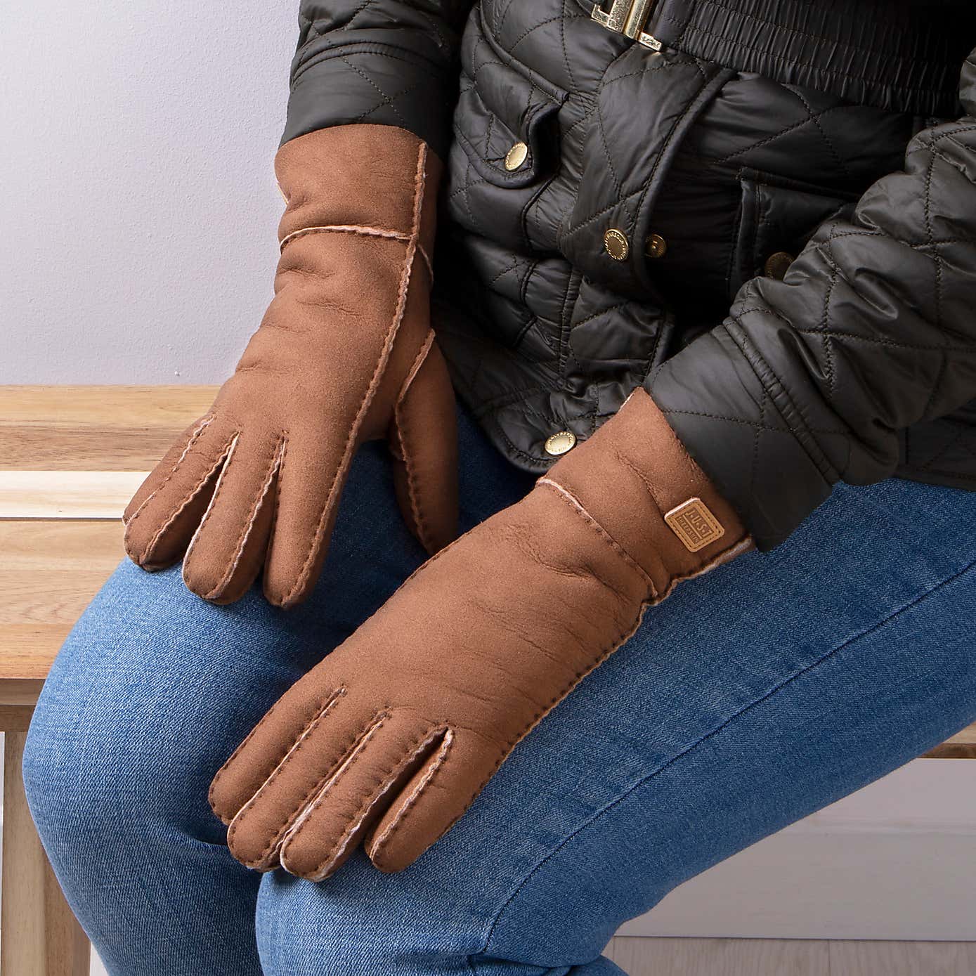 Just Sheepskin Ladies Charlotte Sheepskin Gloves