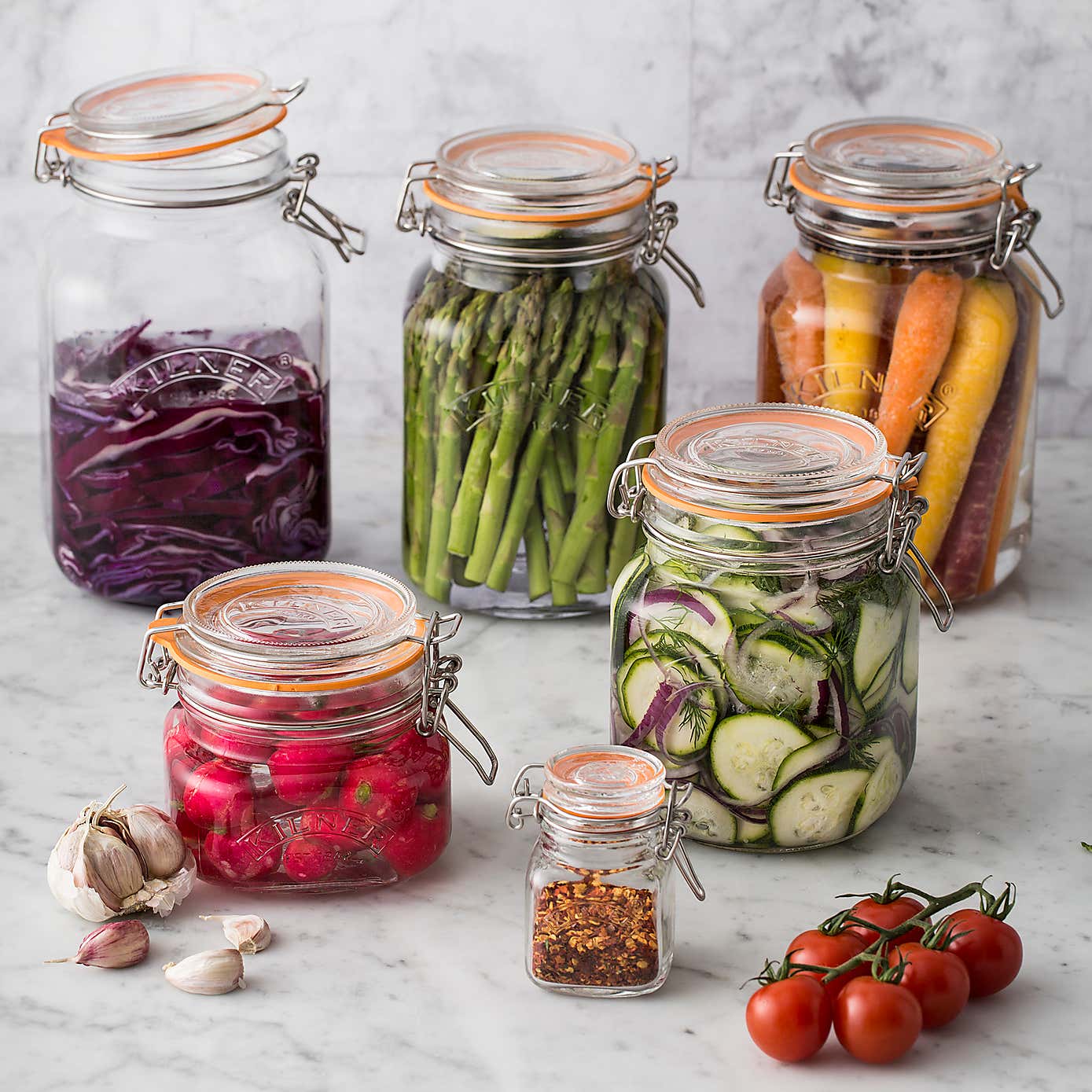 Kilner 0.5 Litres Clip Top Glass Jar