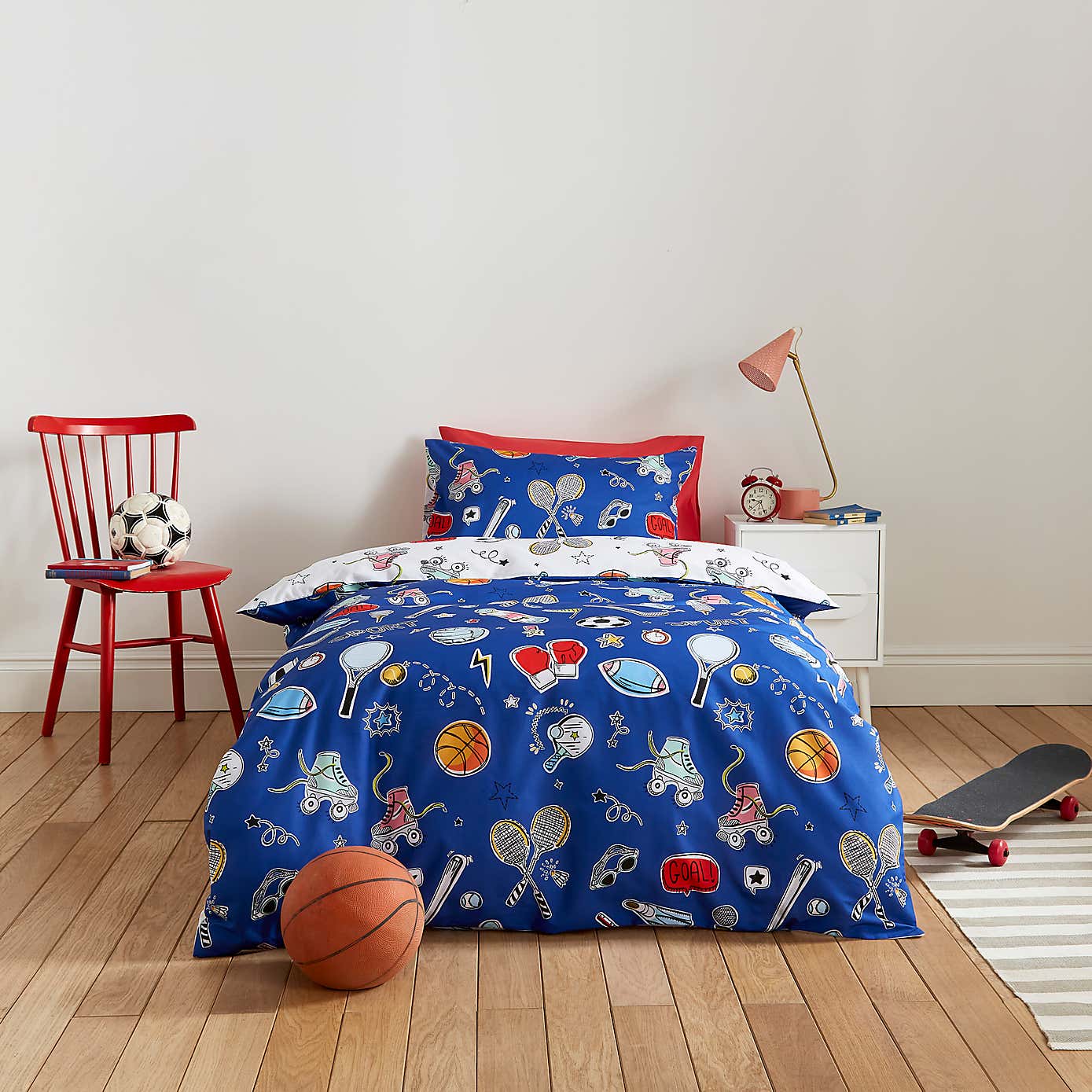 Sports Day Duvet Cover Set, Single