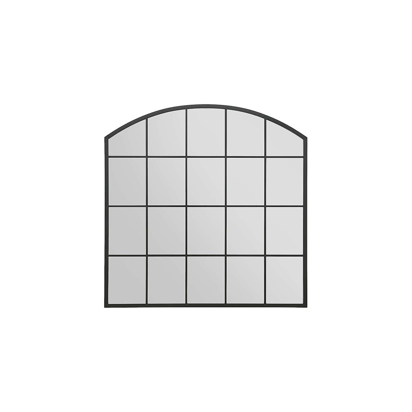 Arcus Arched Window Wide Indoor Outdoor Wall Mirror