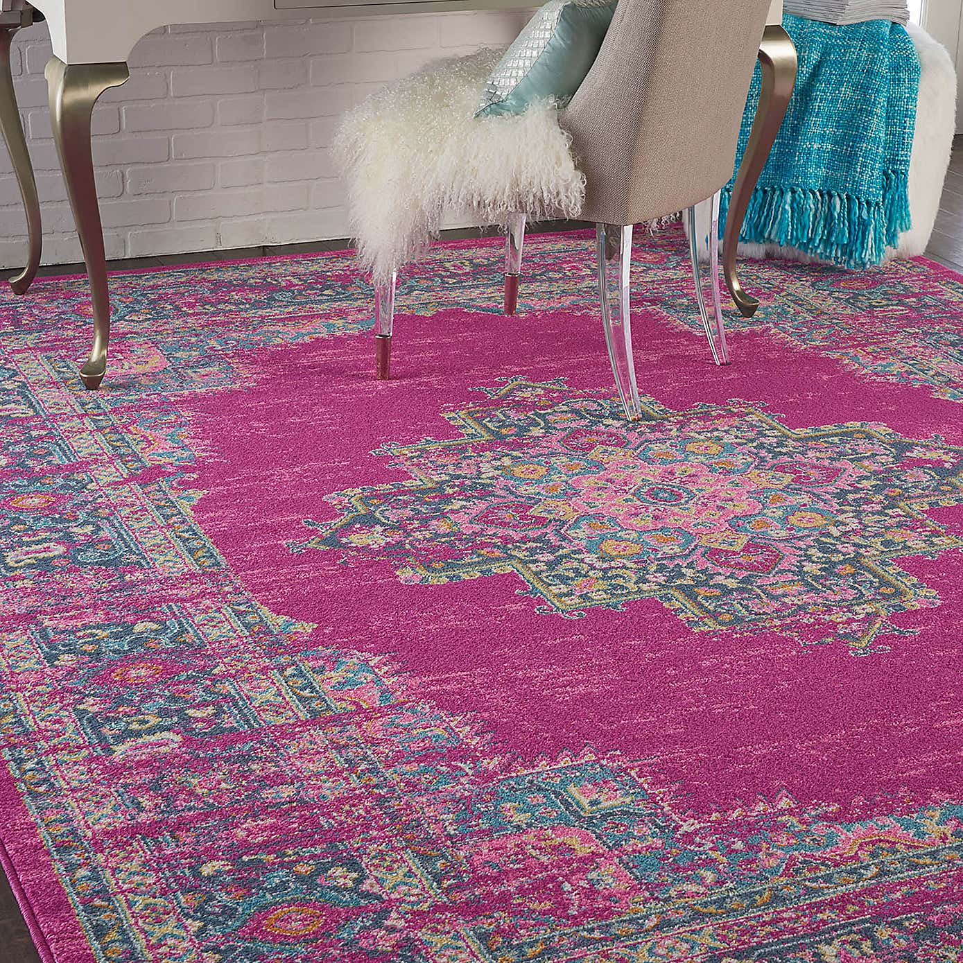 Fuchsia Passion 2 Rug