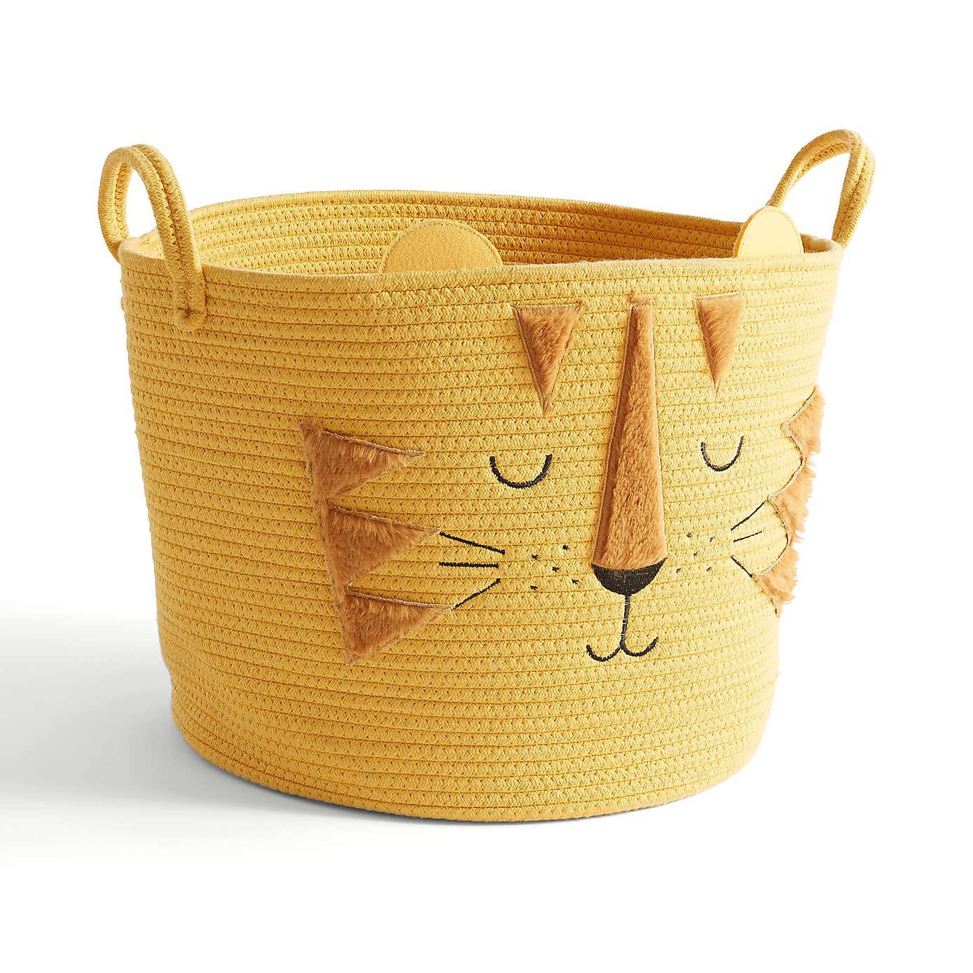Tiger Fabric Storage Basket