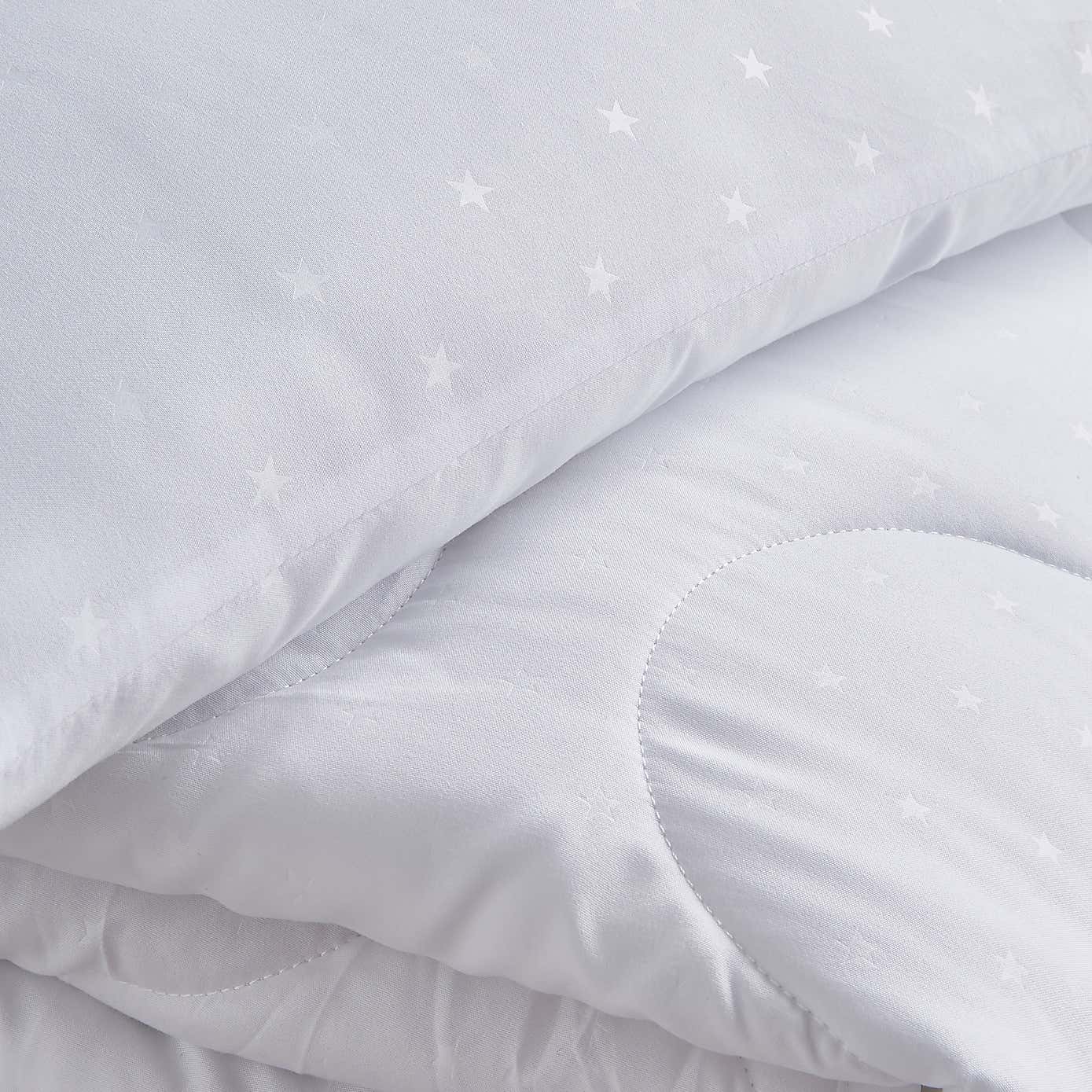 Fogarty Little Sleepers 4 Tog Soft Touch Cot Bed Duvet and Pillow Set