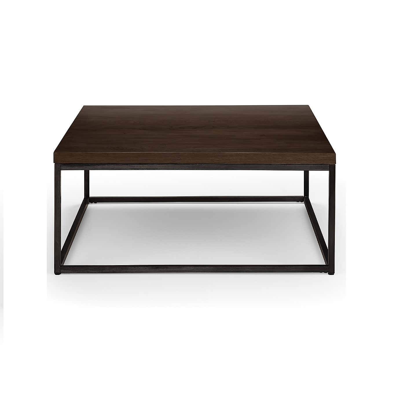 Brooklyn Square Coffee Table Dark Oak