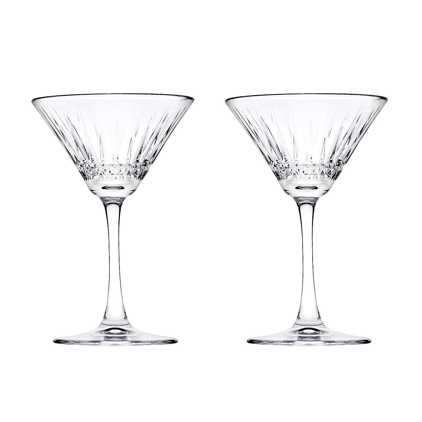Pack of 2 Elysia Martini Glasses