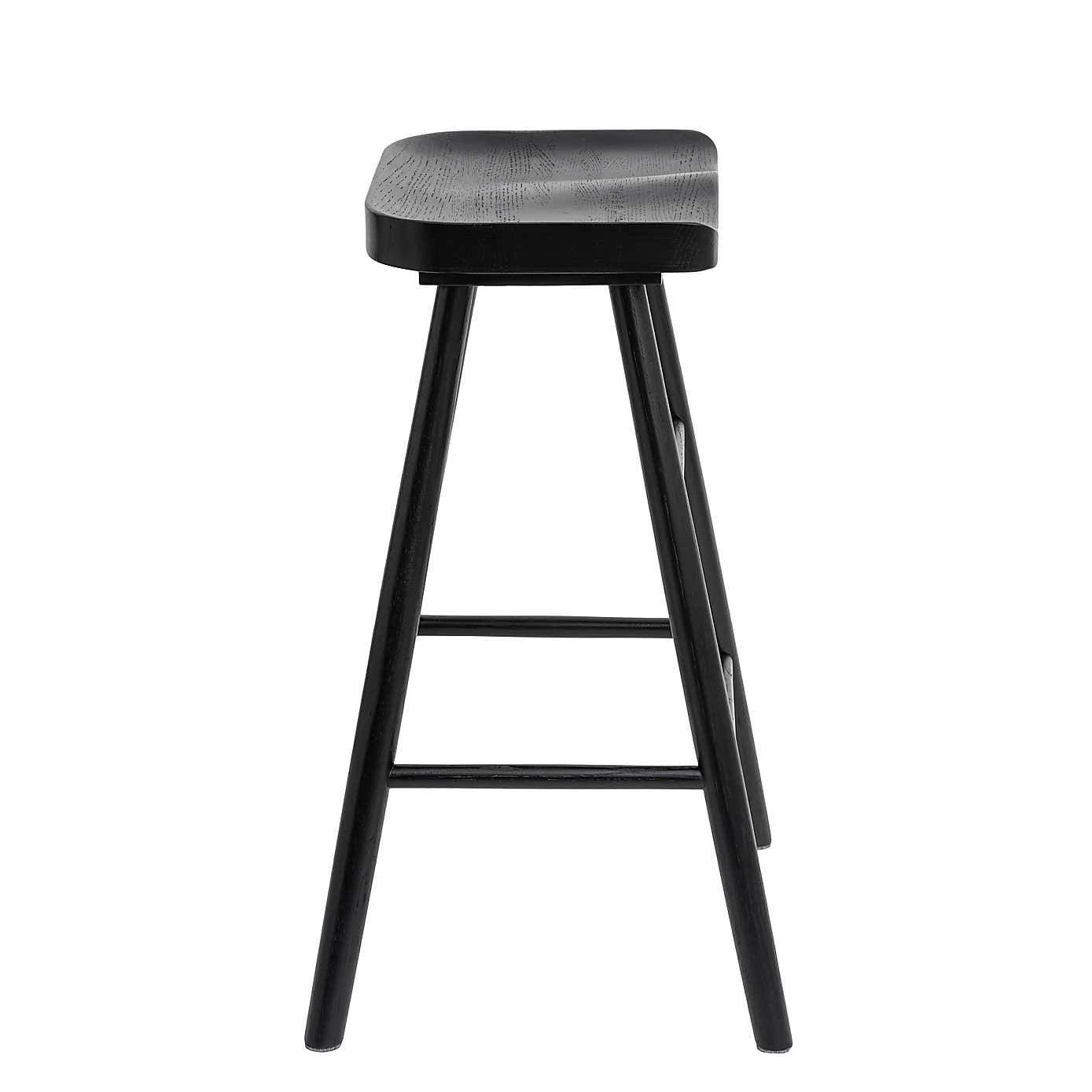 Loxwood Counter Height Bar Stool, Solid Oak