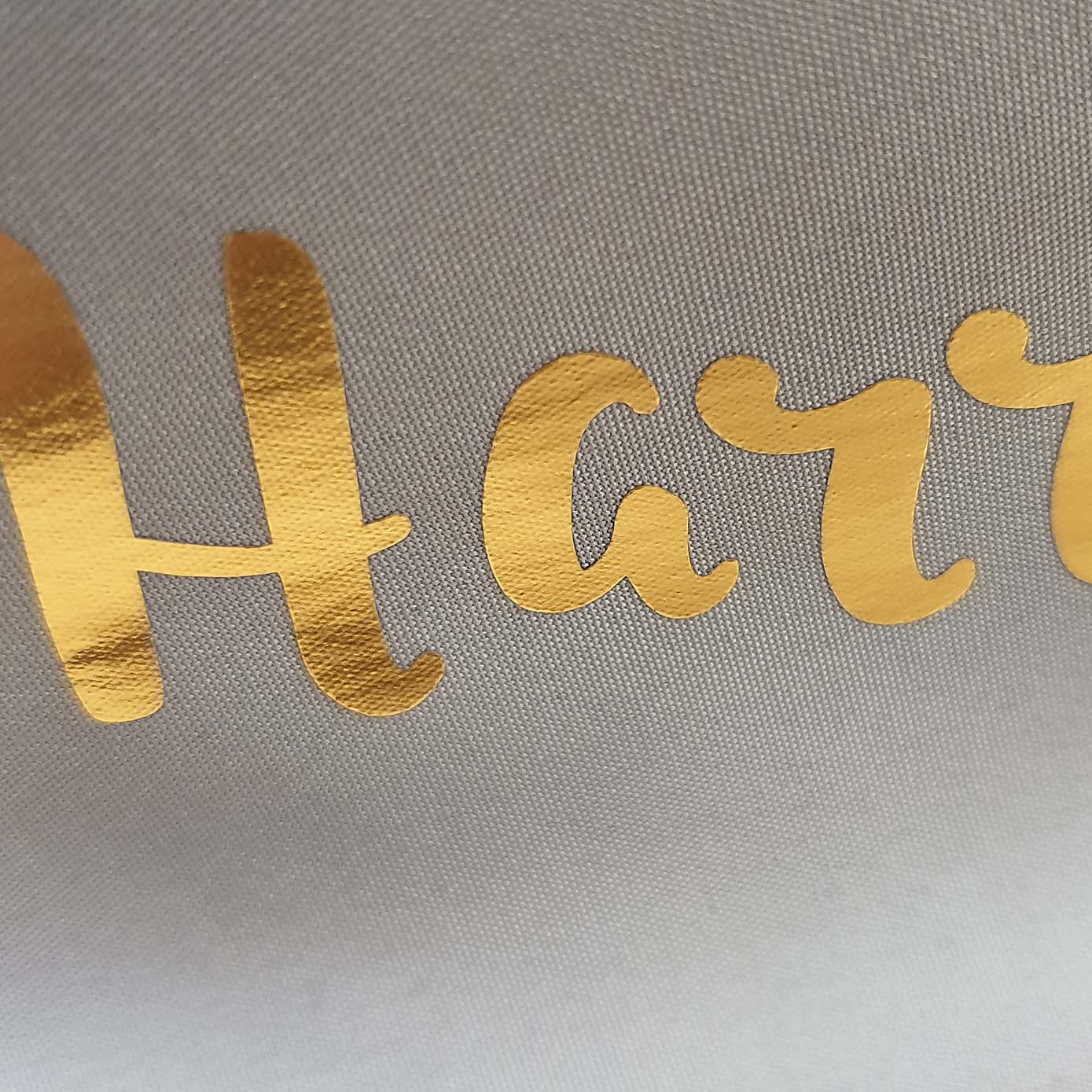 Personalised Gold Name Toiletry Bag