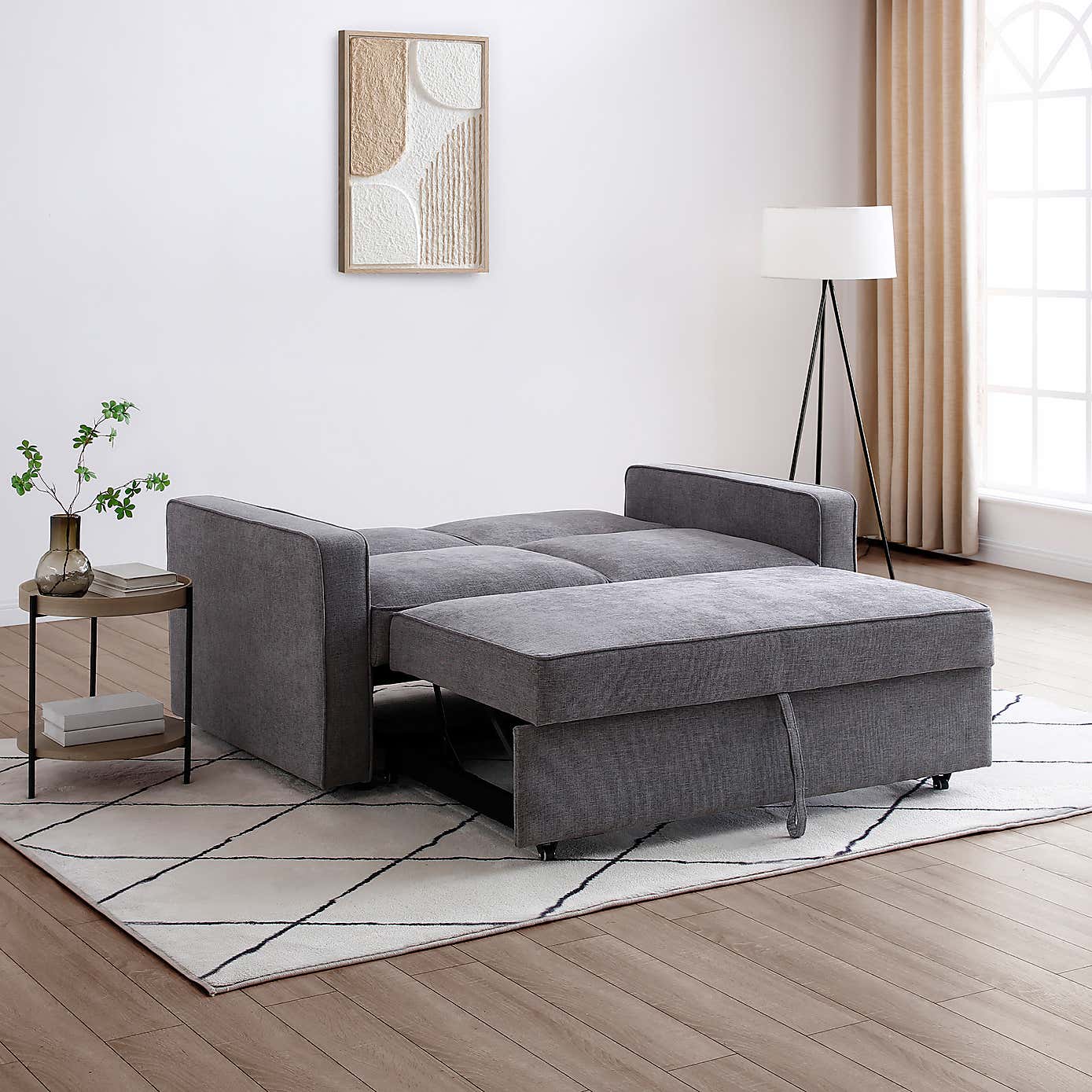 Kayden Fabric Pop Up 2 Seater Double Sofa Bed